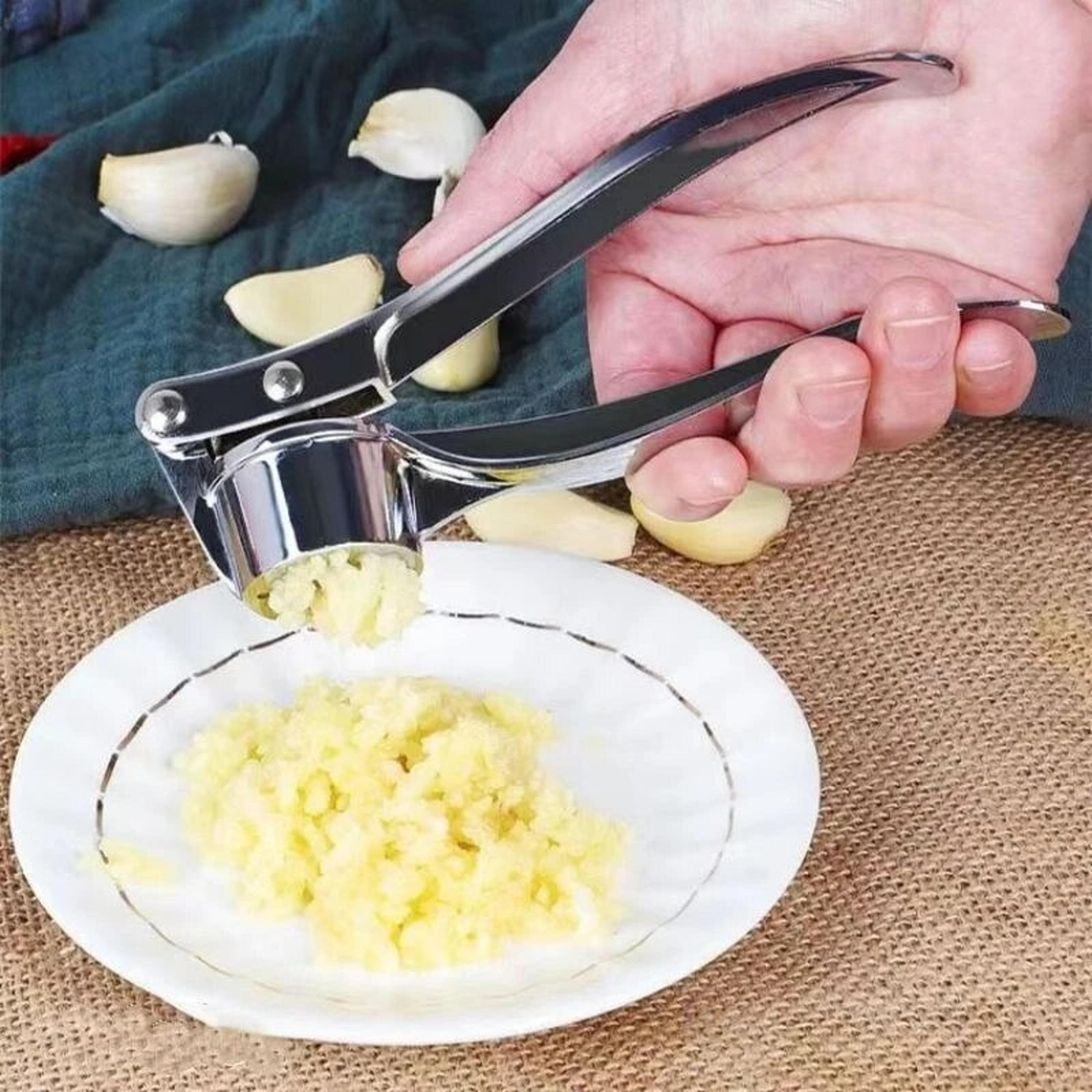 Heavy Duty Garlic Press Stainless Steel Manual Garlic Mincer 2