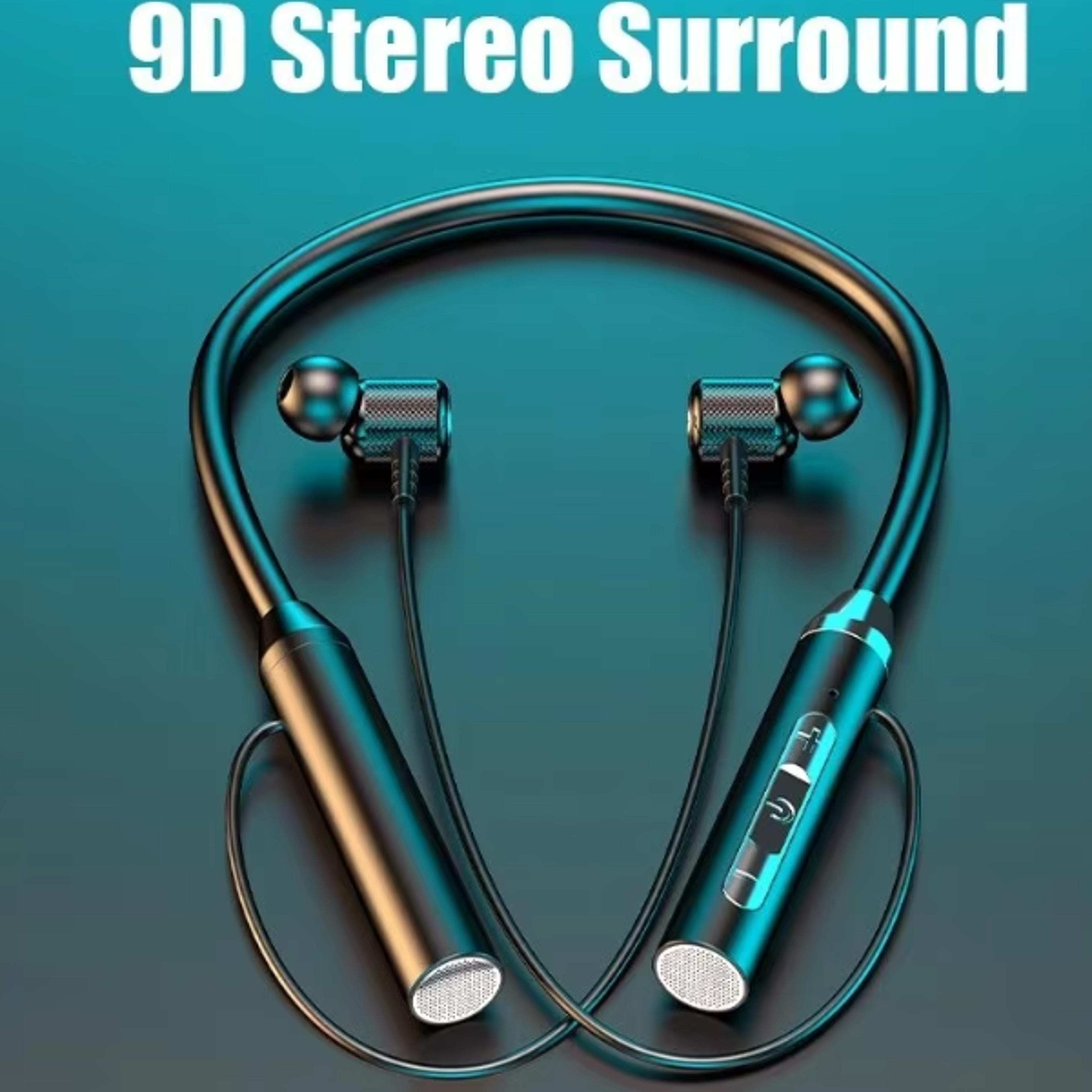 9D Bluetooth Earphones Wireless Headphones Magnetic Sport Neckband Neckhanging TWS Earbuds Wireless