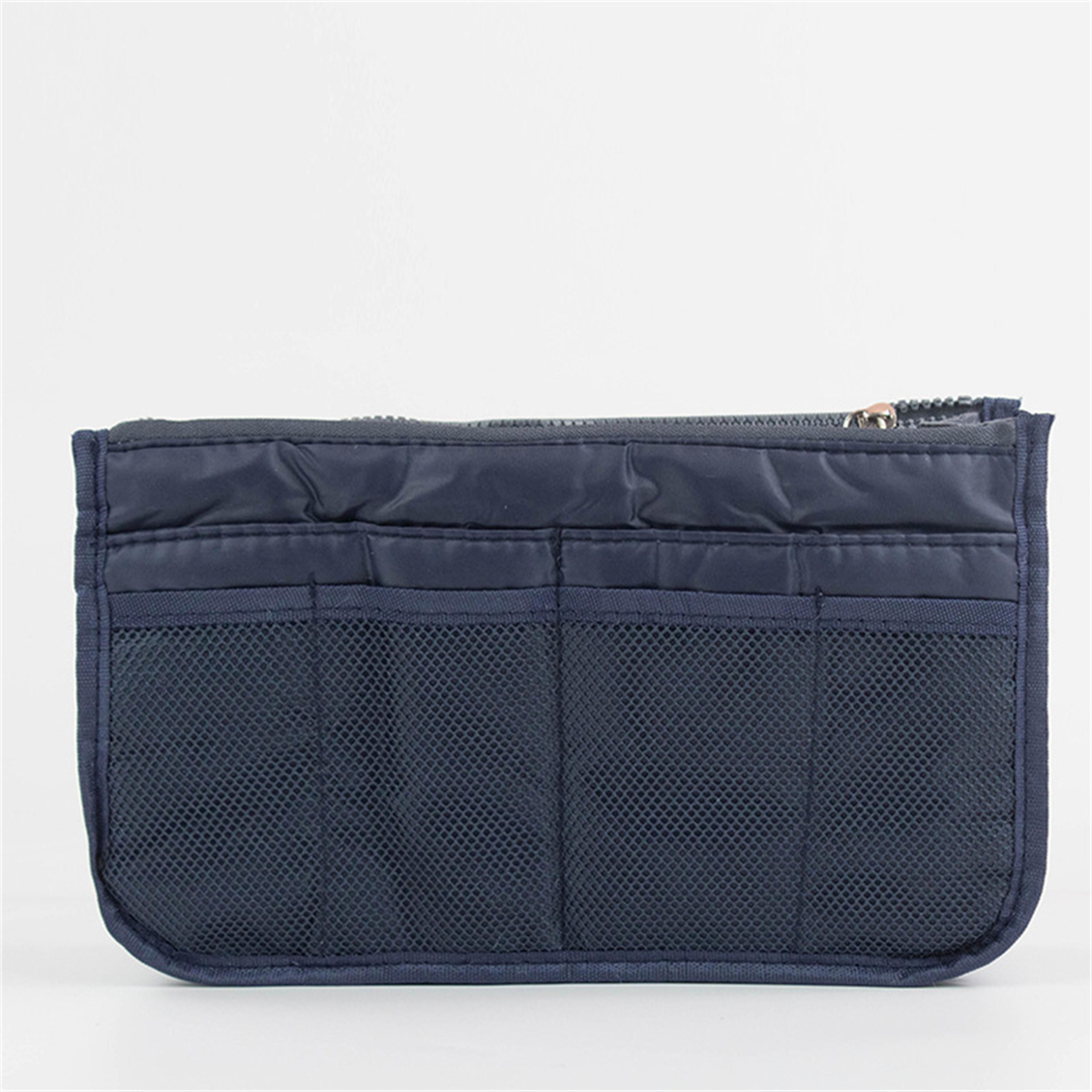 Large Capacity Travel Makeup Bag Double Zipper Toiletry Organizer 4