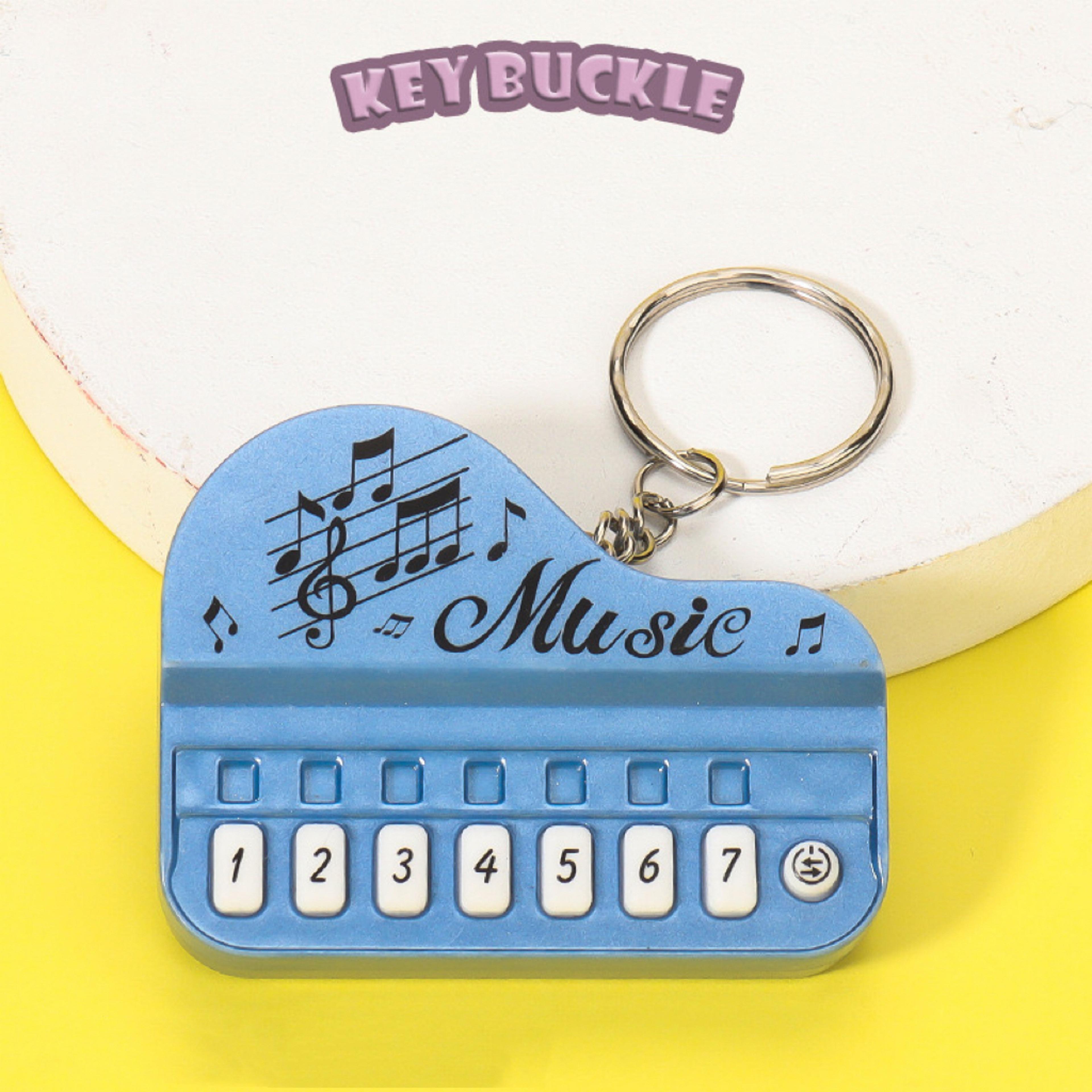 Light Up Mini Piano Keychain Music Toy Gift 2