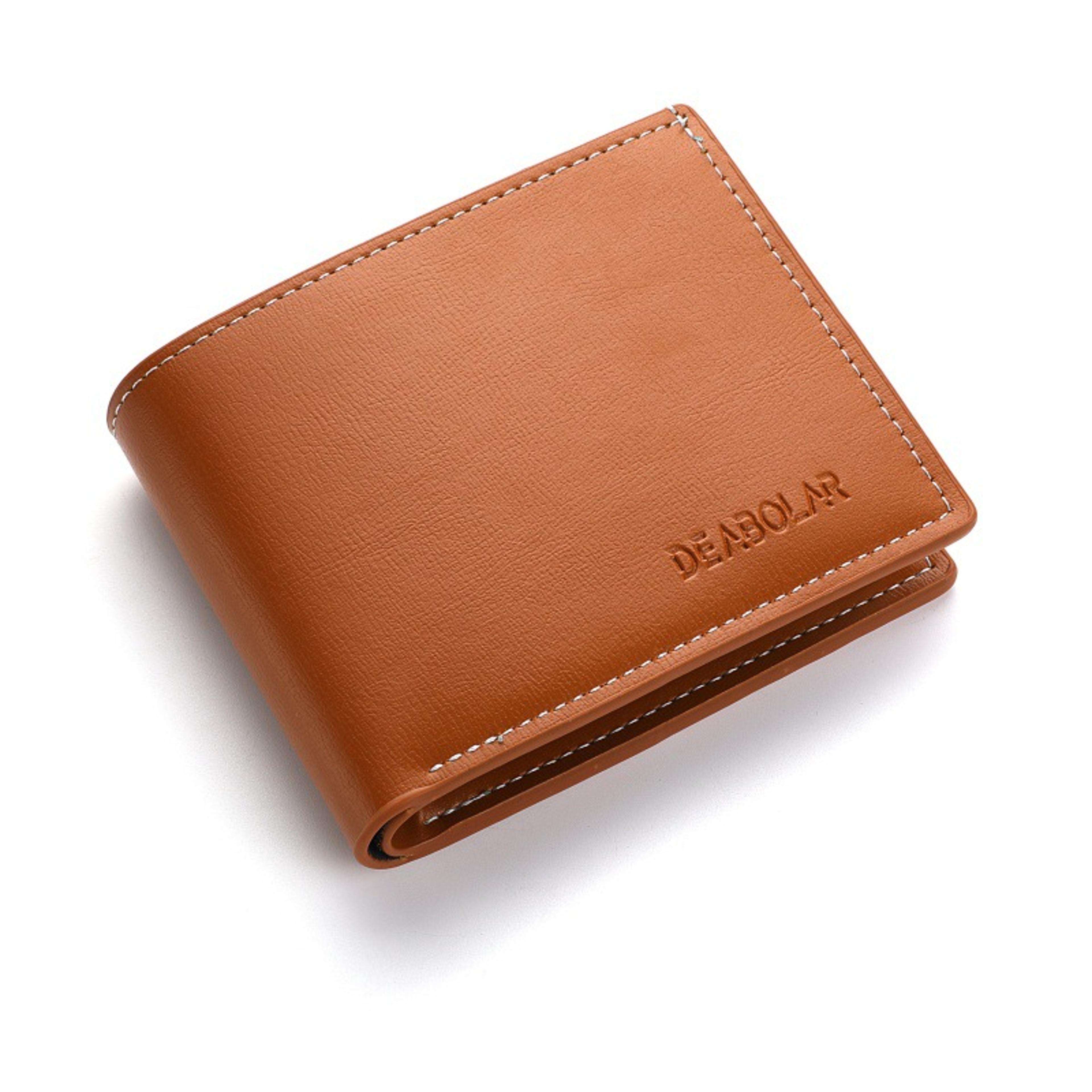 Slim PU Leather Wallet For Men Compact Durable And Stylish Credit Card Holder 6