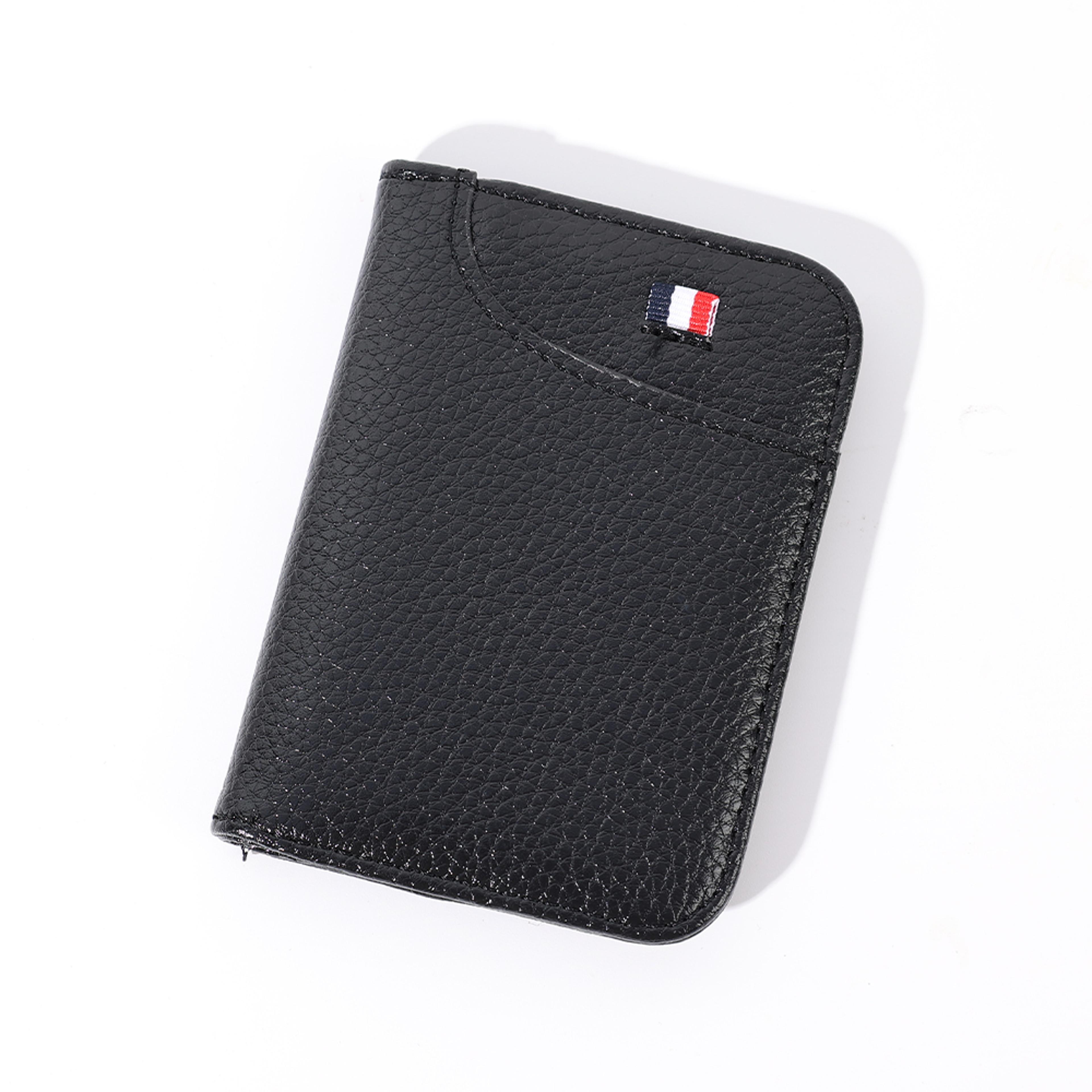 Slim PU Leather Credit Card Wallet For Men Compact Durable  Stylish 4