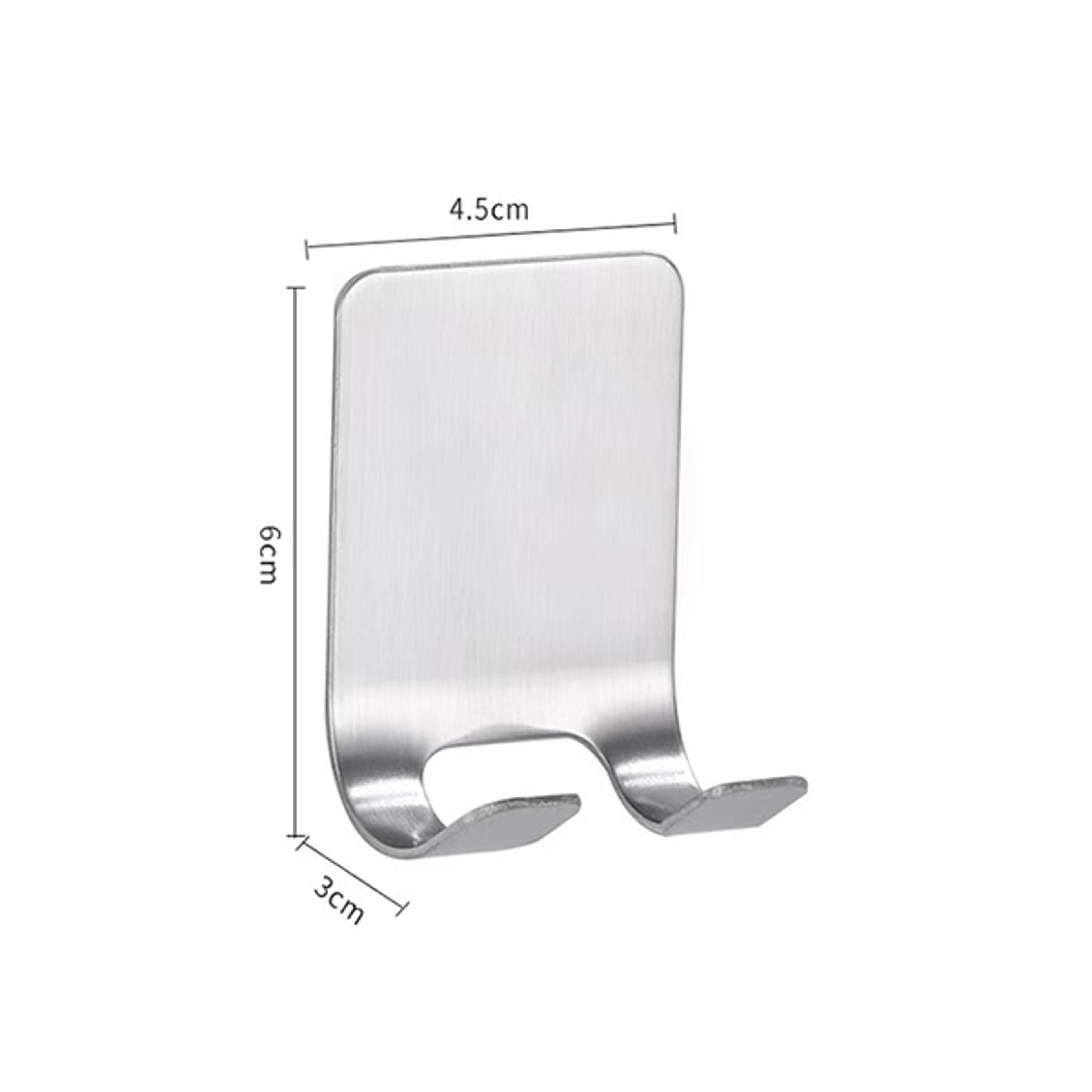 Stainless Steel Adhesive Razor Holder Wall Mount 2