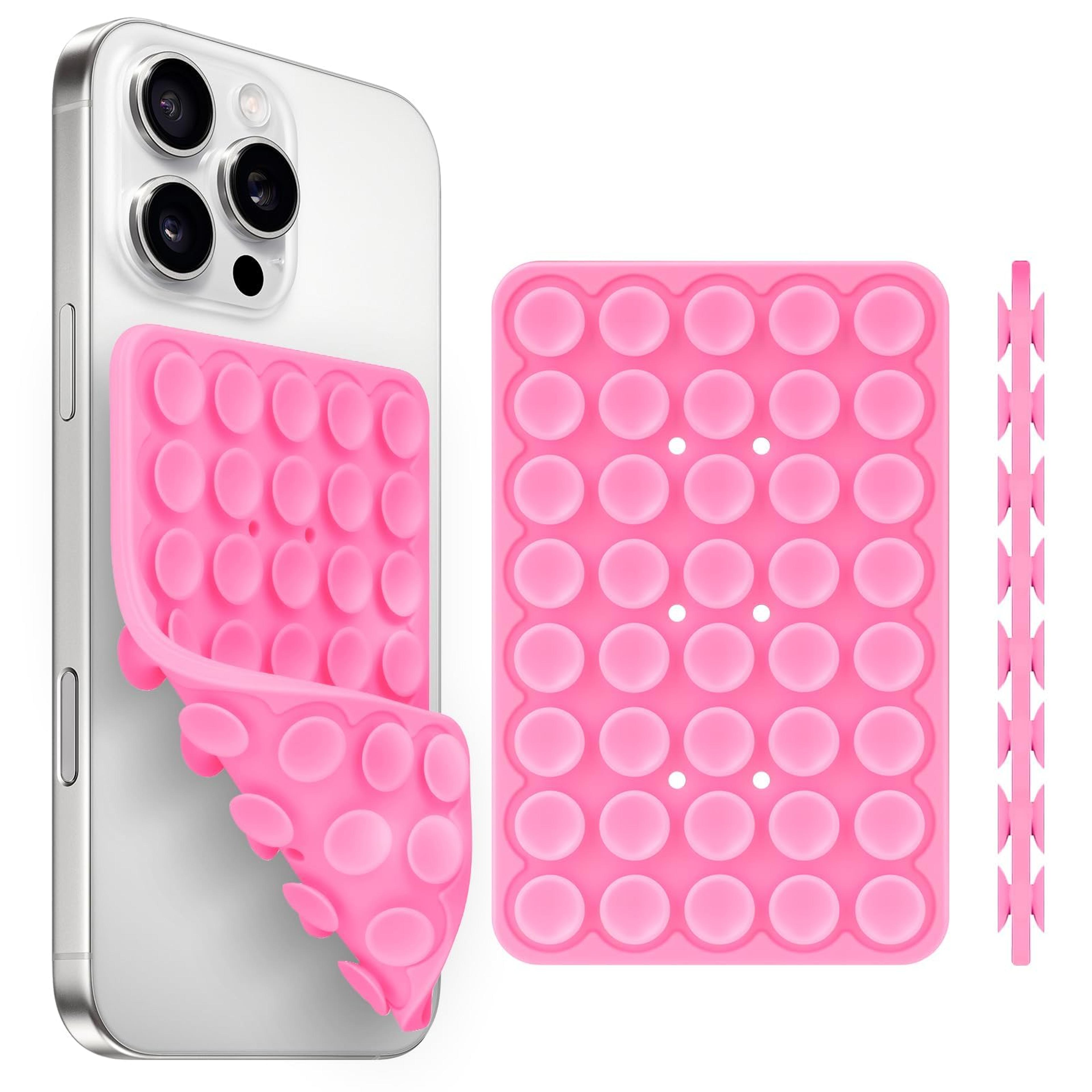 Silicone Suction Phone Holder Double Sided Anti Slip Grip 1