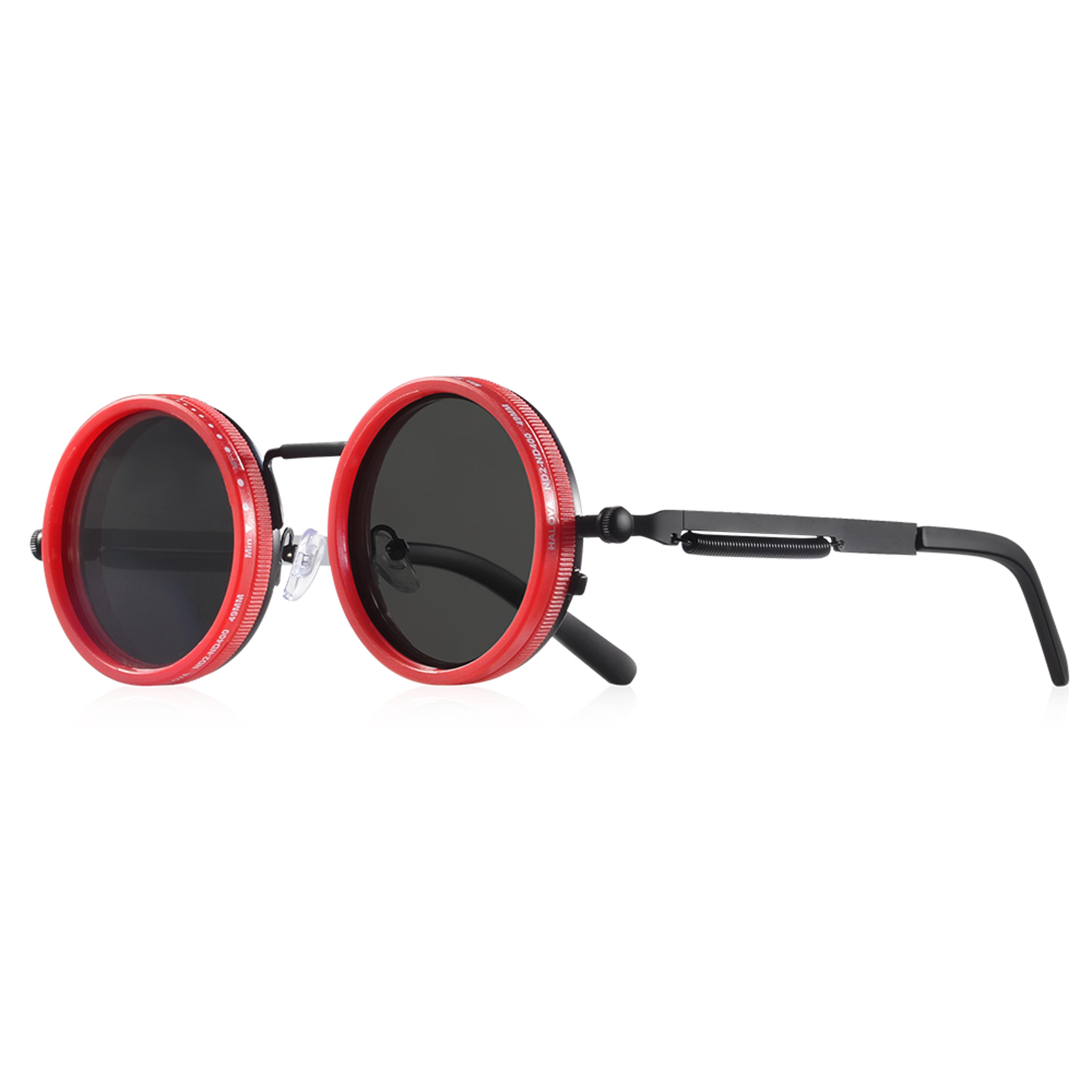 Adjustable Tint Polarized Round Sunglasses With Protection 3