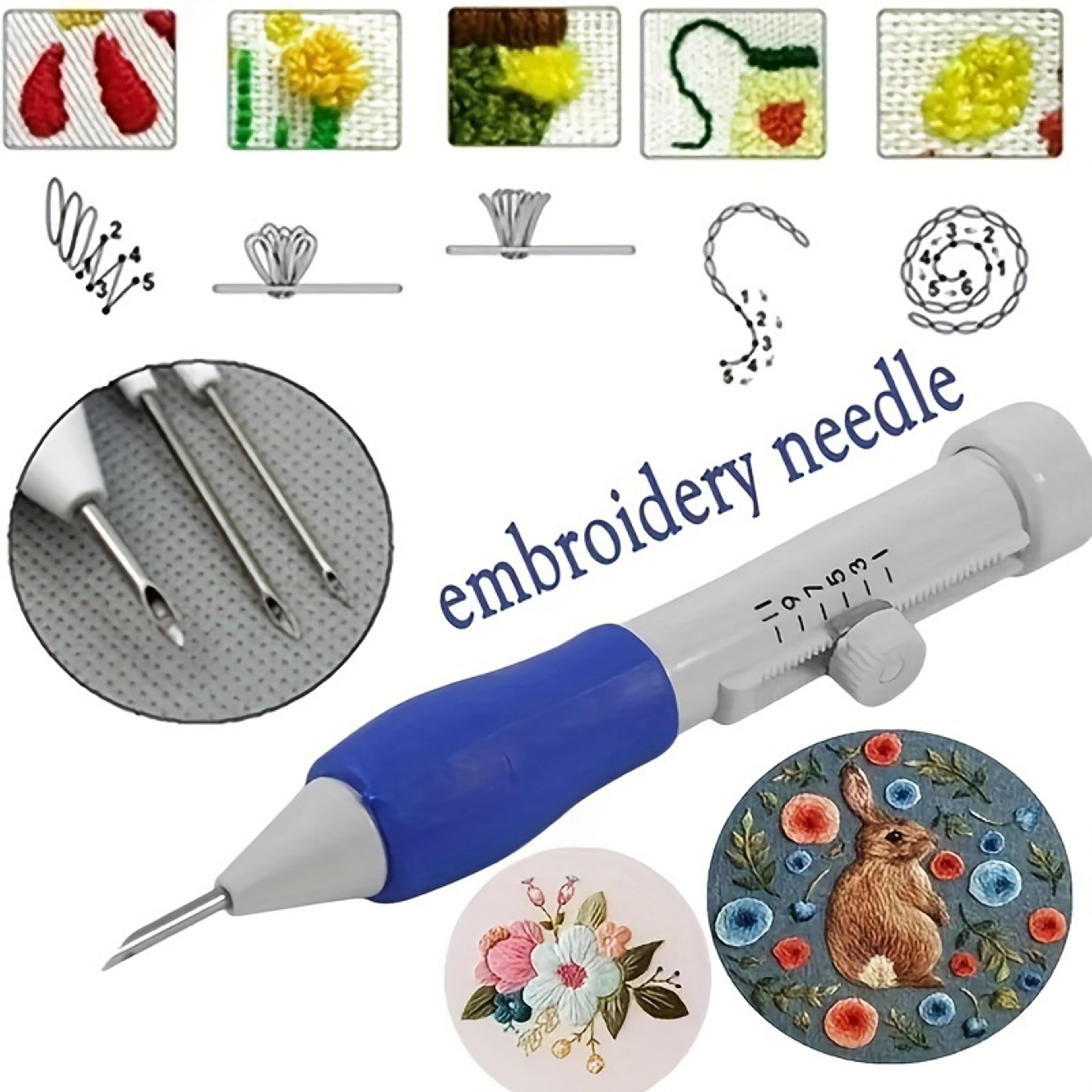 adjustable magic embroidery pen punch needle kit