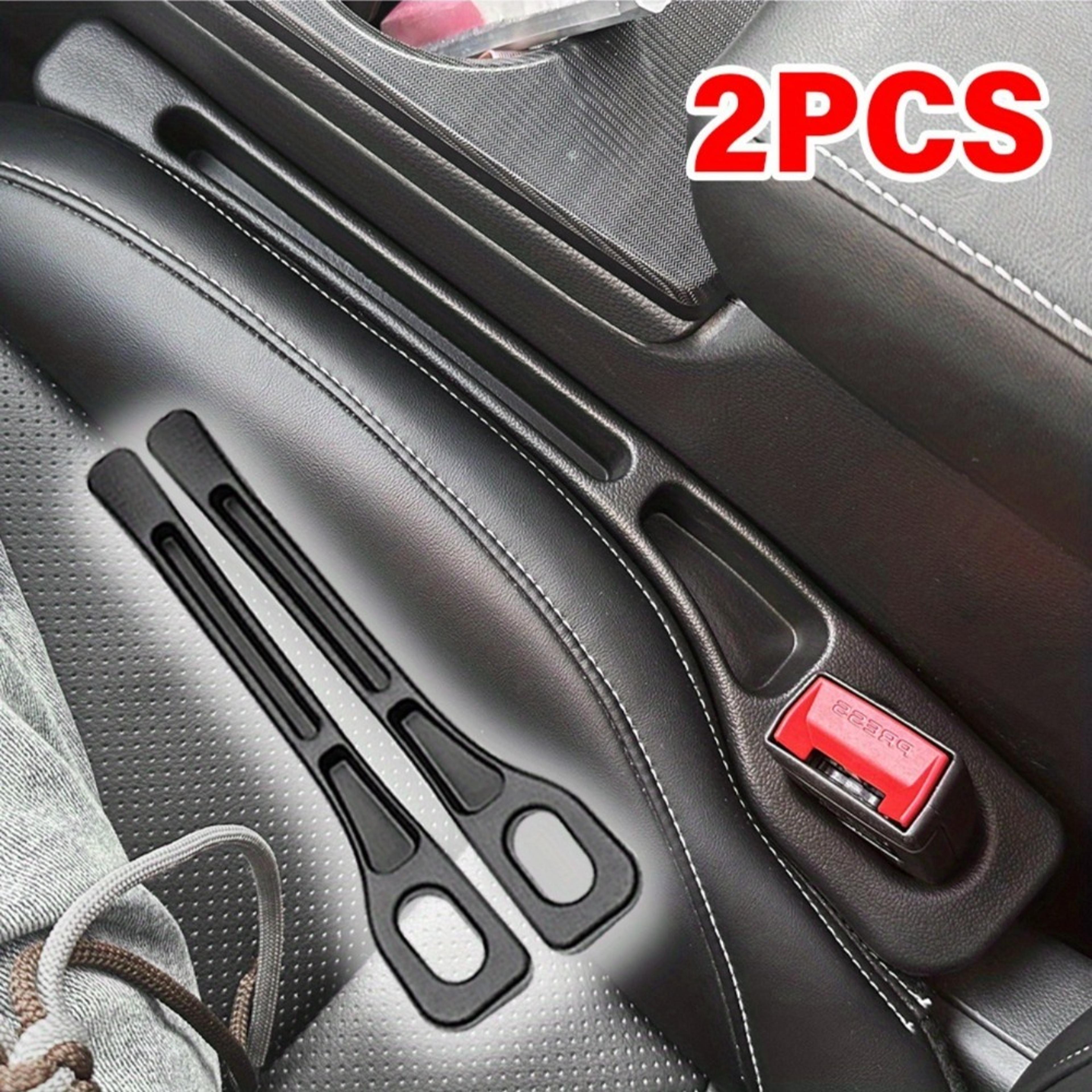 car seat gap filler with seat crevice storage box