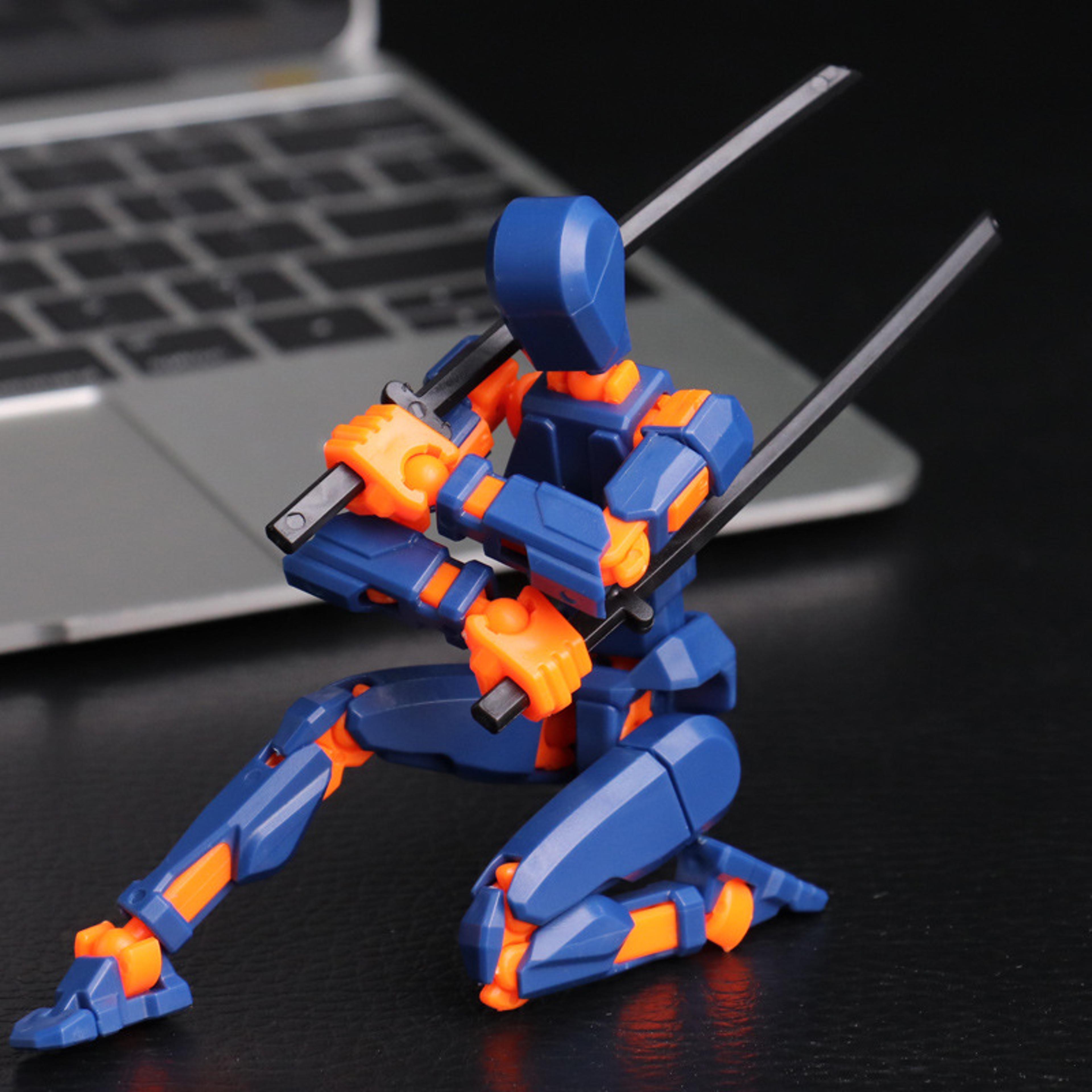 printed poseable shapeshift robot action figure toy