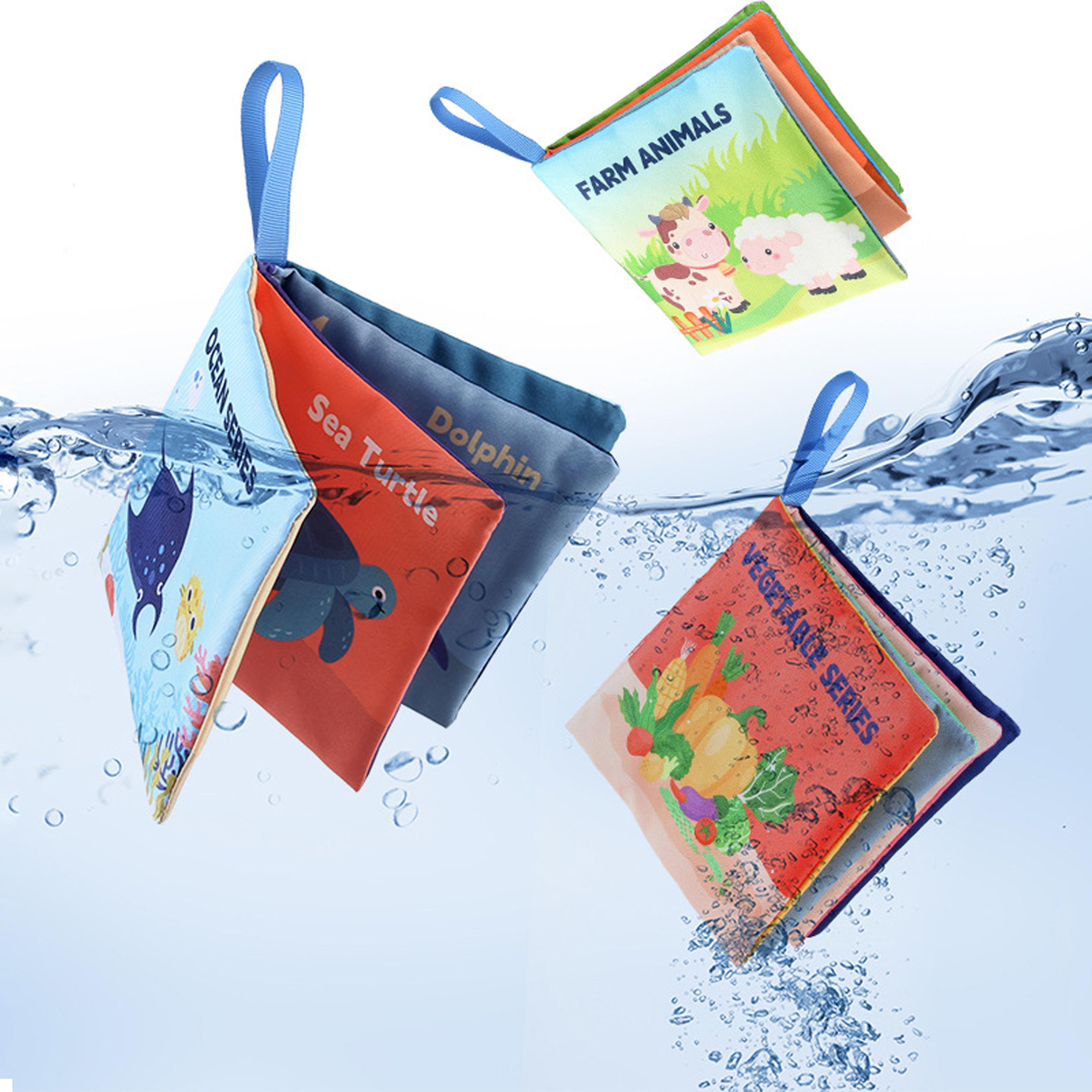 Montessori Sensory Baby Book Touch  High Contrast Educational Cloth Book For Early Learning 4