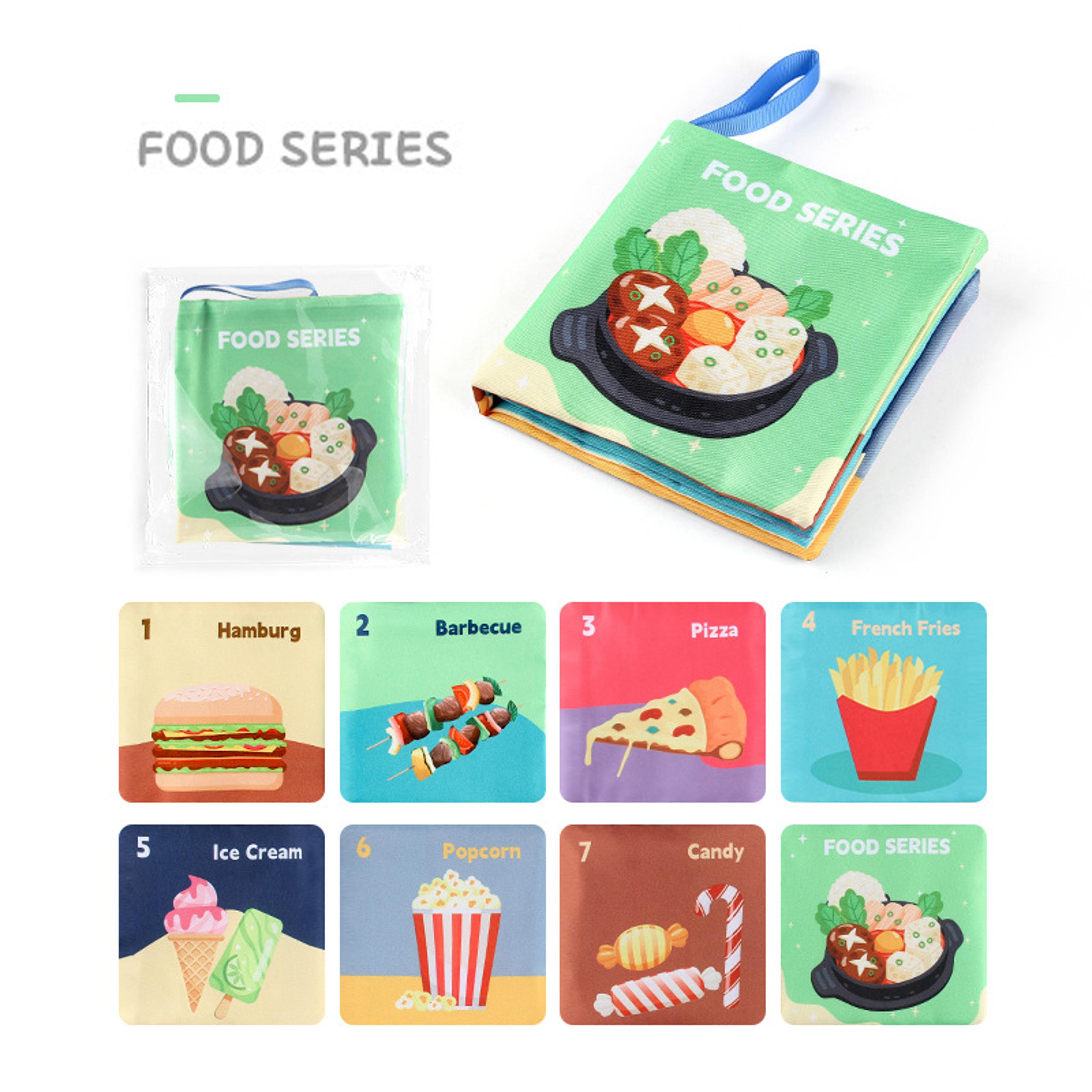 Montessori Sensory Baby Book Touch  High Contrast Educational Cloth Book For Early Learning 6