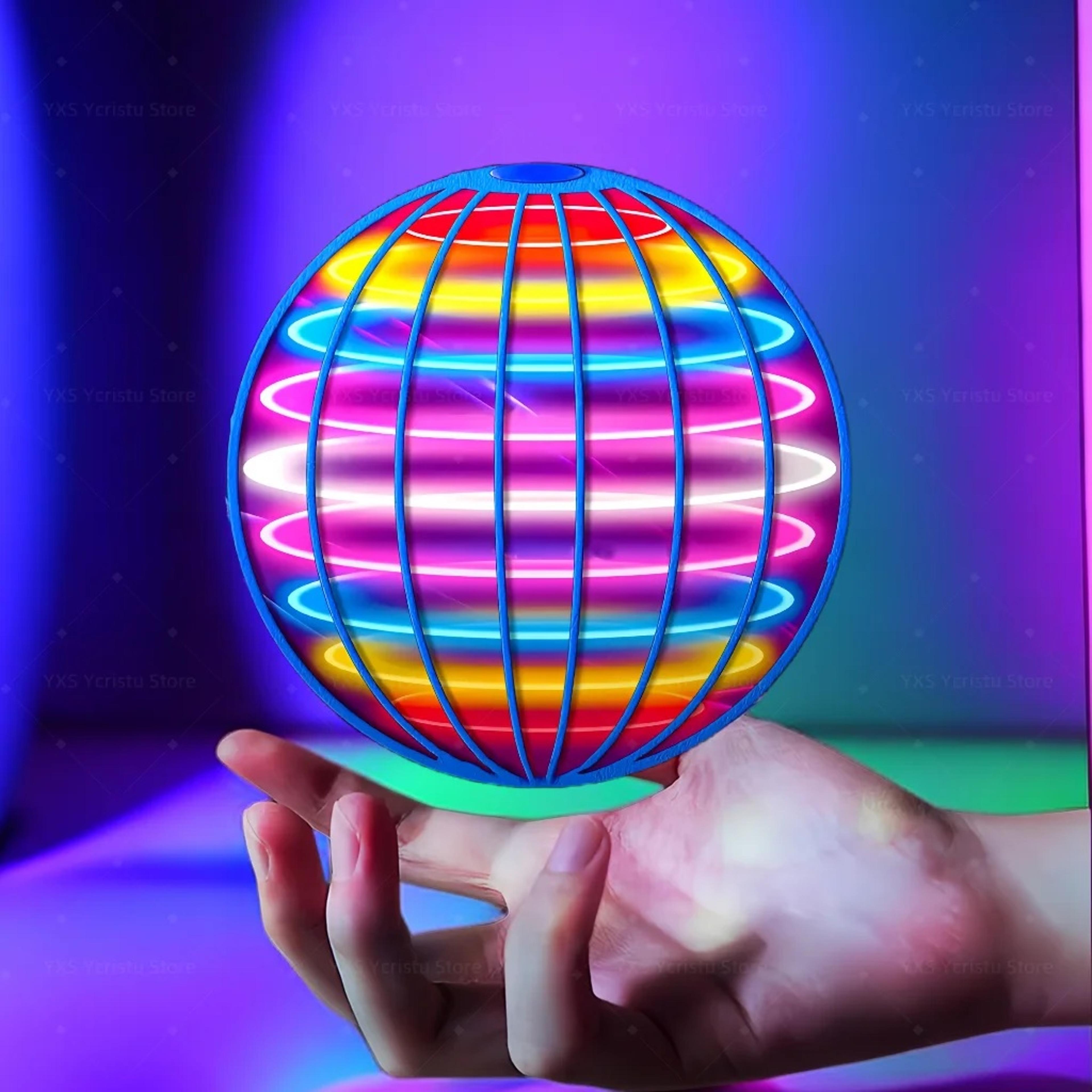 led flying orb ball boomerang hover toy for kids