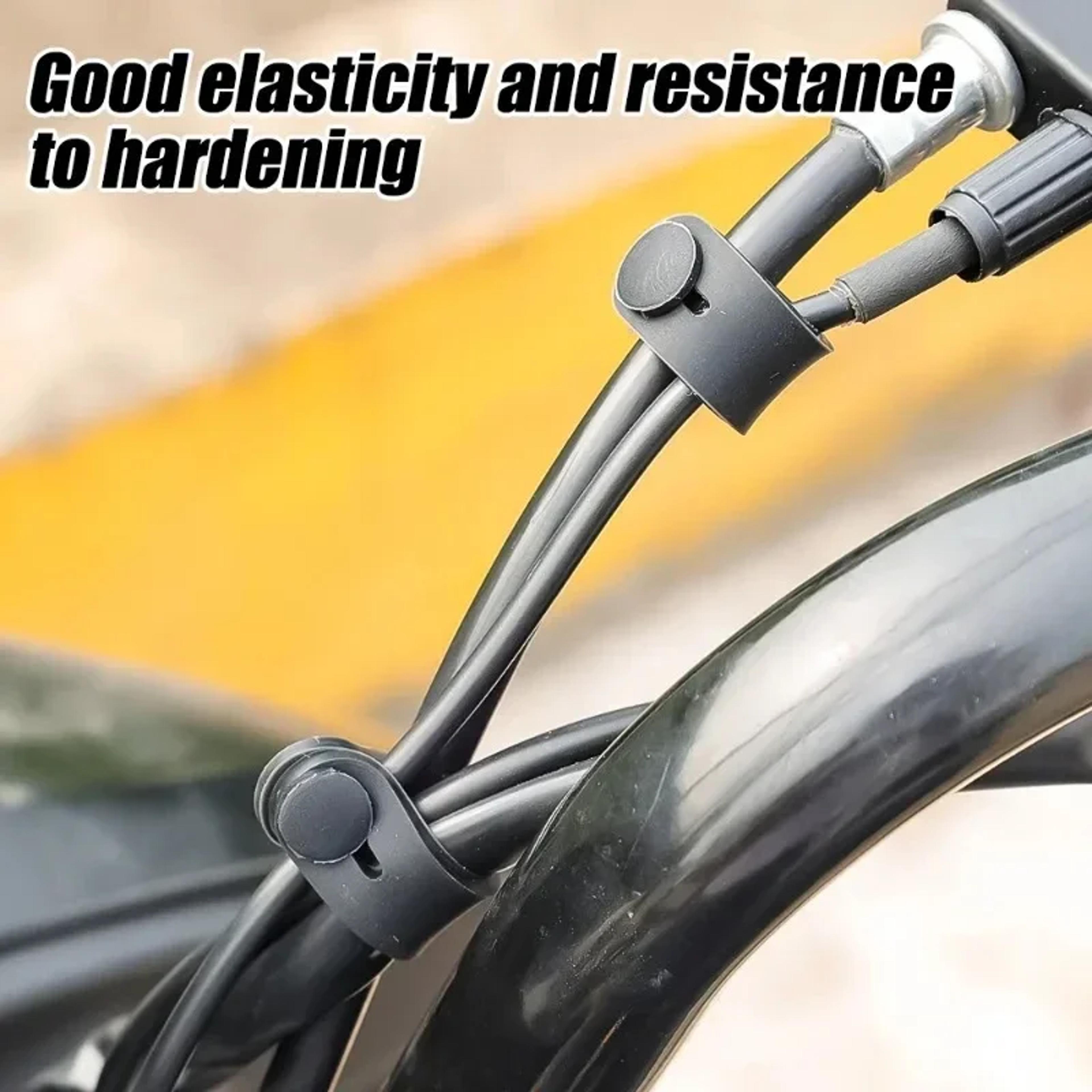 Universal Motorcycle Rubber Cable Ties For Wiring Harness  Frame Securing 1