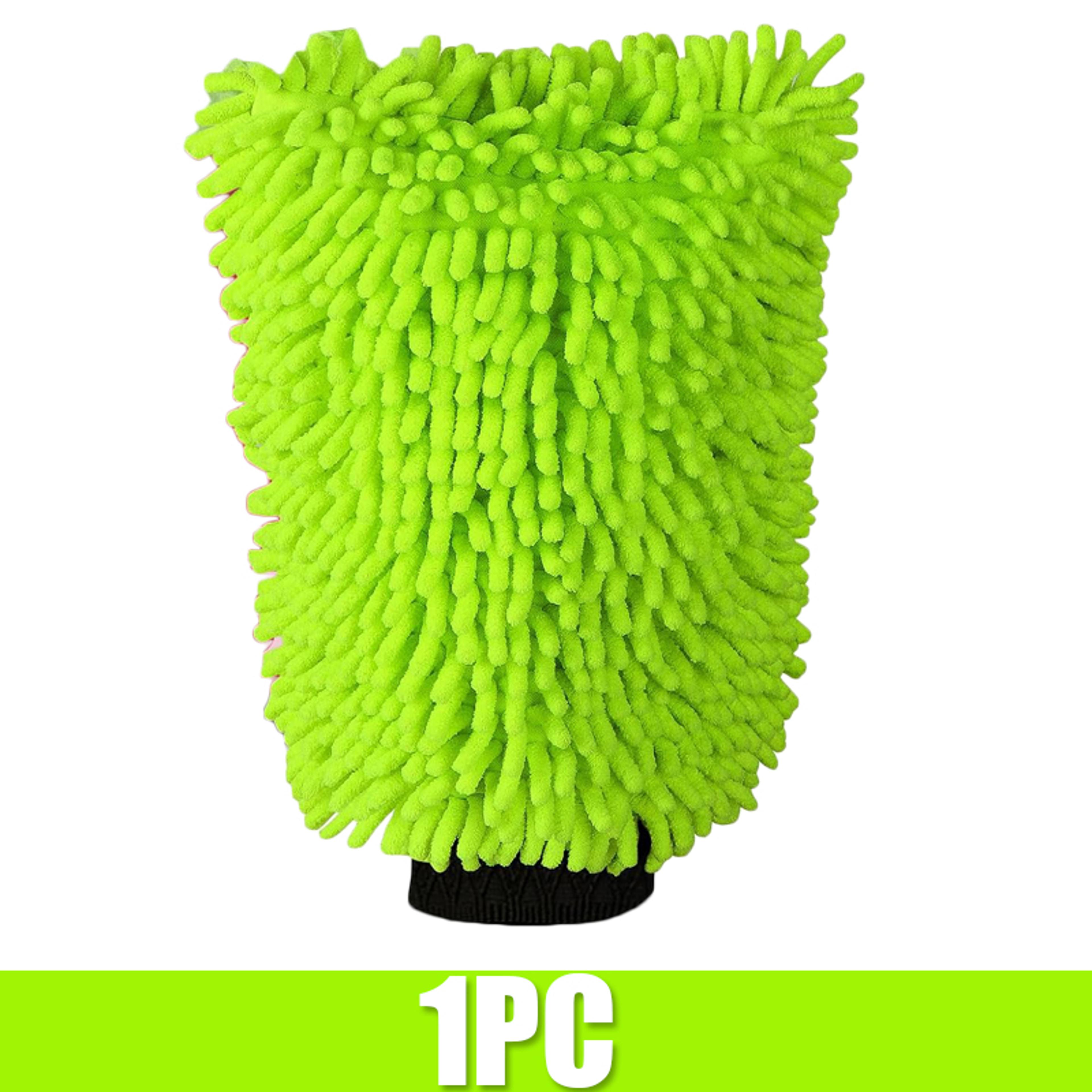 Microfiber Car Cleaning Gloves Super Absorbent Scratch Free Auto Wash Mitt 5
