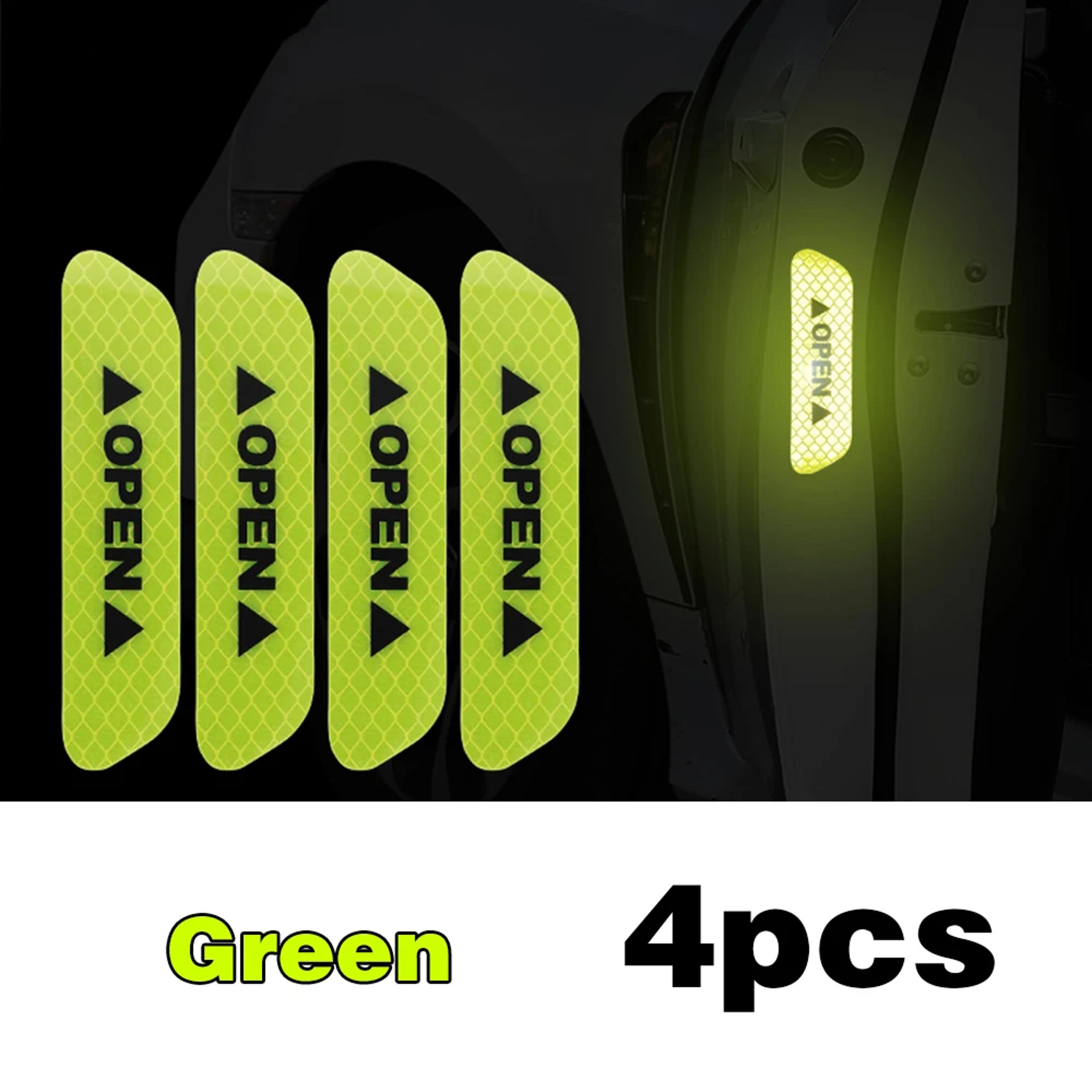 Reflective Car Door Safety Warning Sticker  Premium Reflector Tape For Enhanced Visibility 3