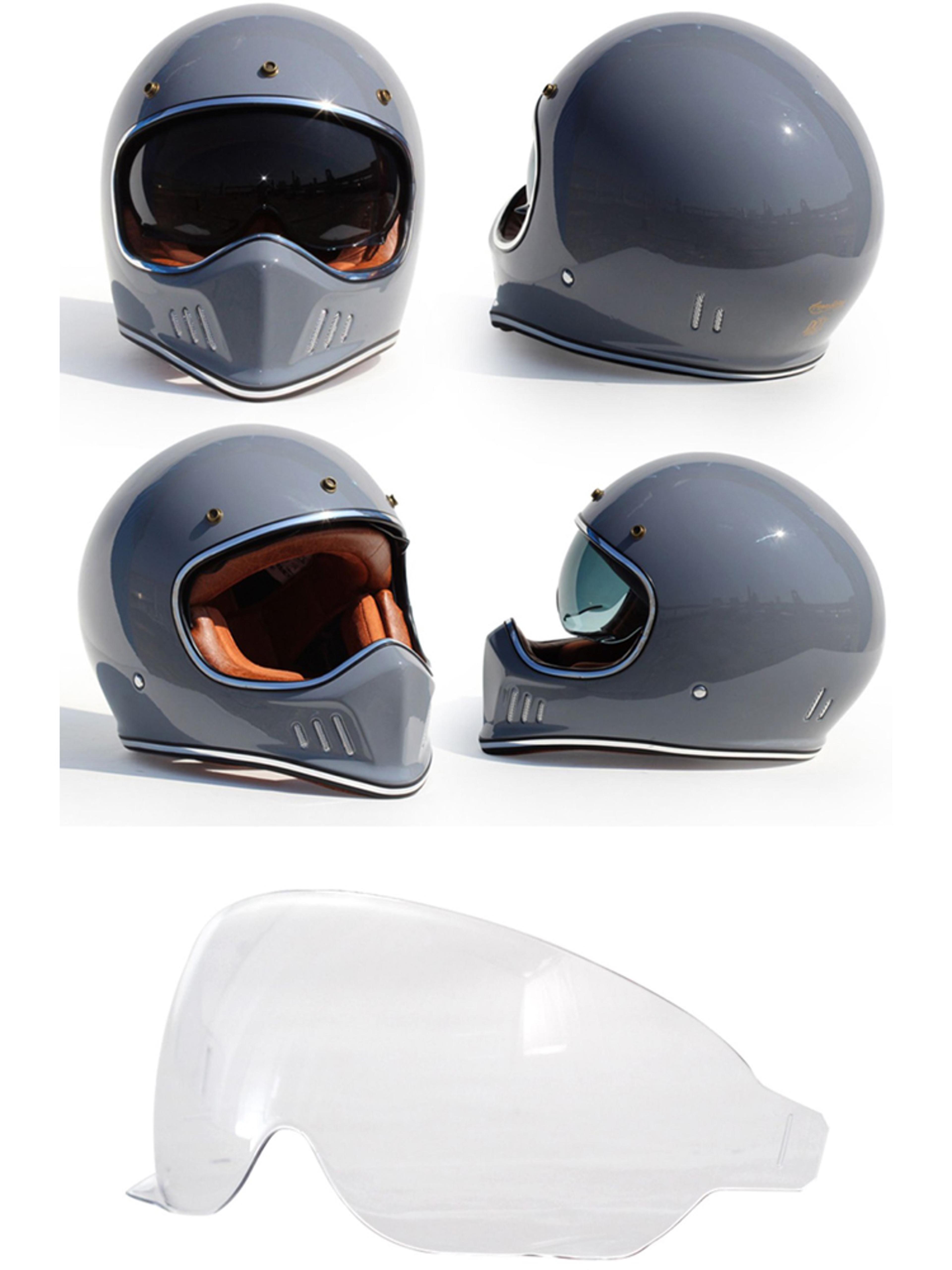 Retro Motorcycle Helmet Lens Brim Vintage Sun Brim Goggles For Full Face Helmets 1