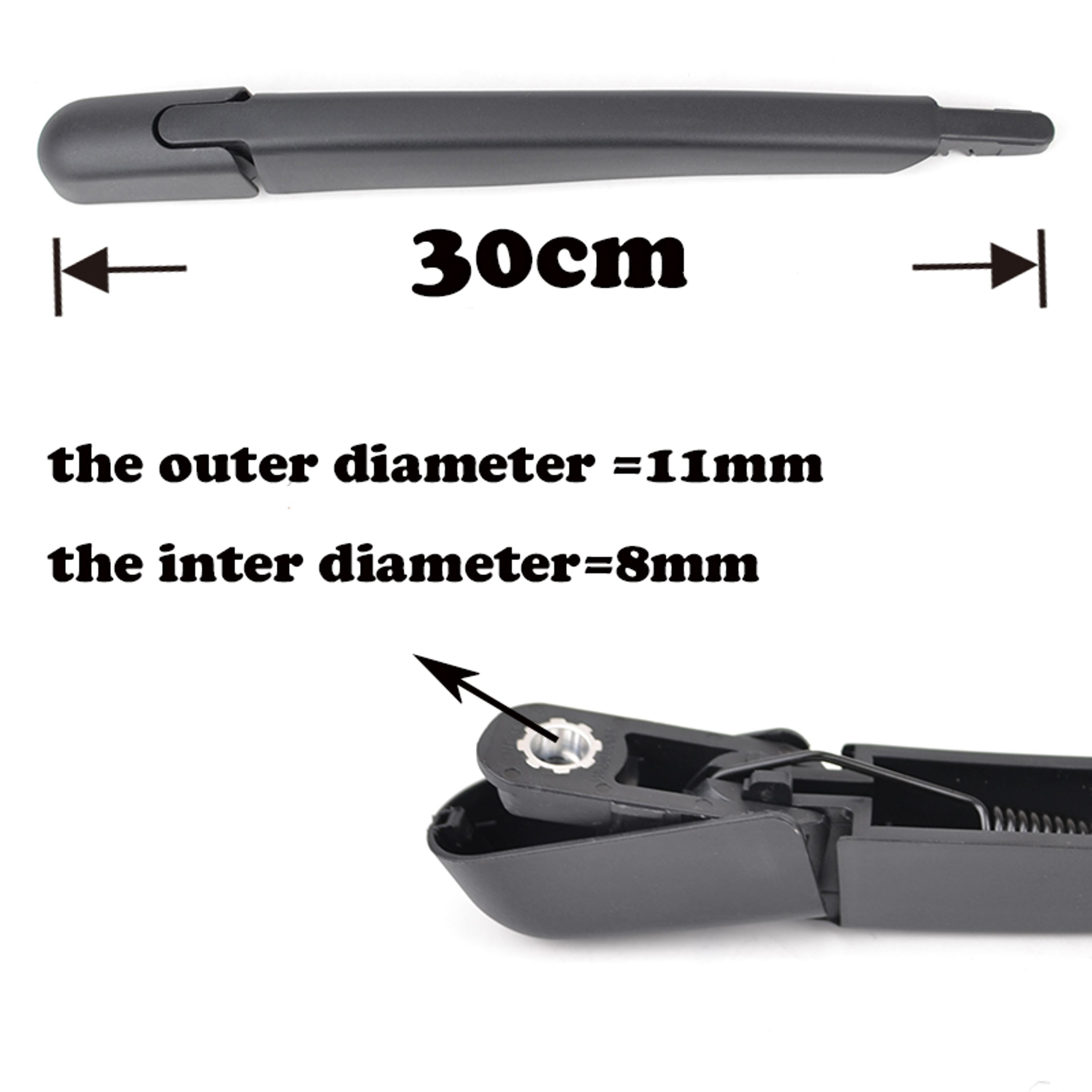 Wiper Blade  Arm Kit Durable Windshield Replacement 2