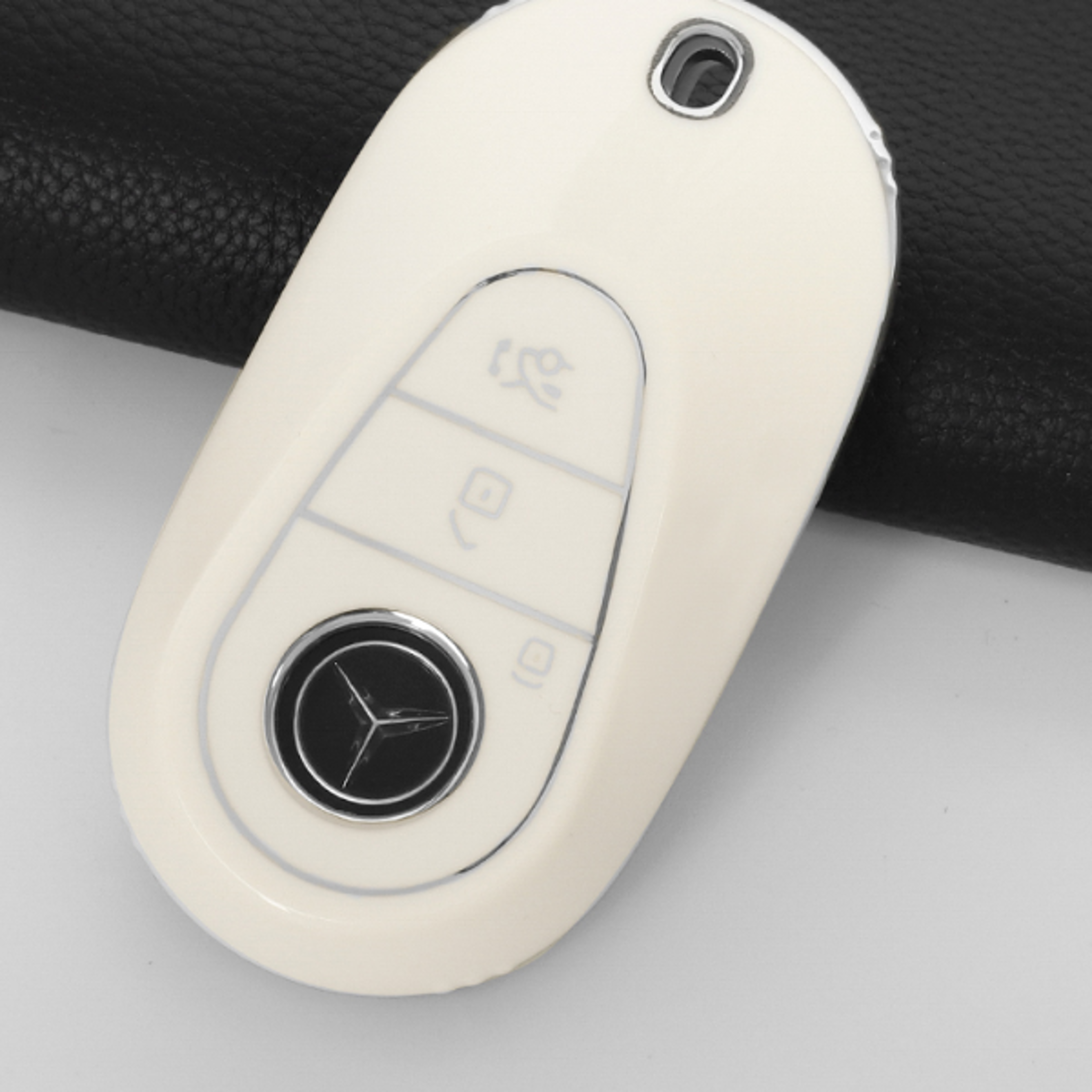 Car Key Case Cover Shell For Mercedes Benz C E S Class GLC W206 W223 W214 E300 C260 C300 S450 S500 S