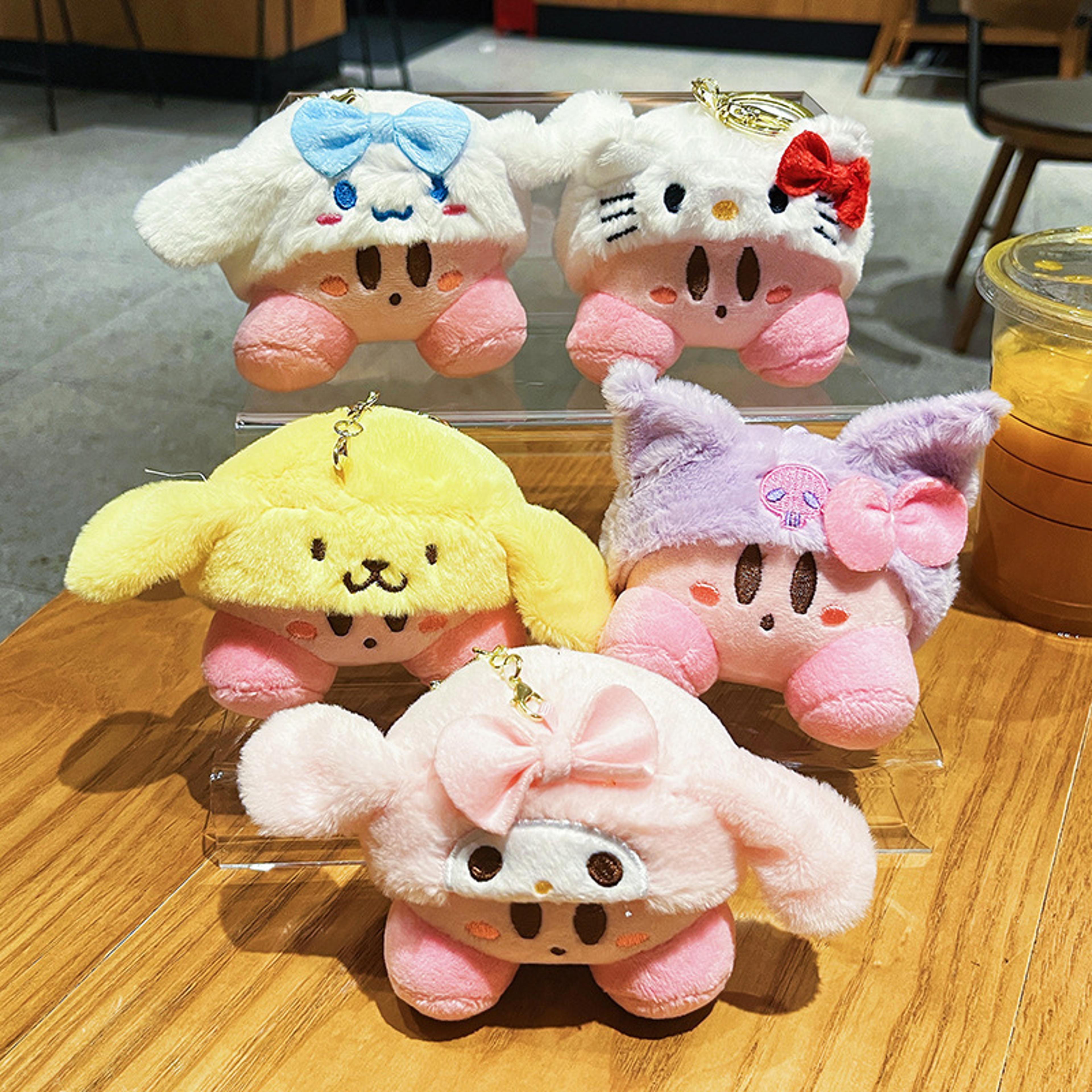 Cute Cartoon Keychain For Kids Kirby Hello Kitty  Melody Backpack Charm 3