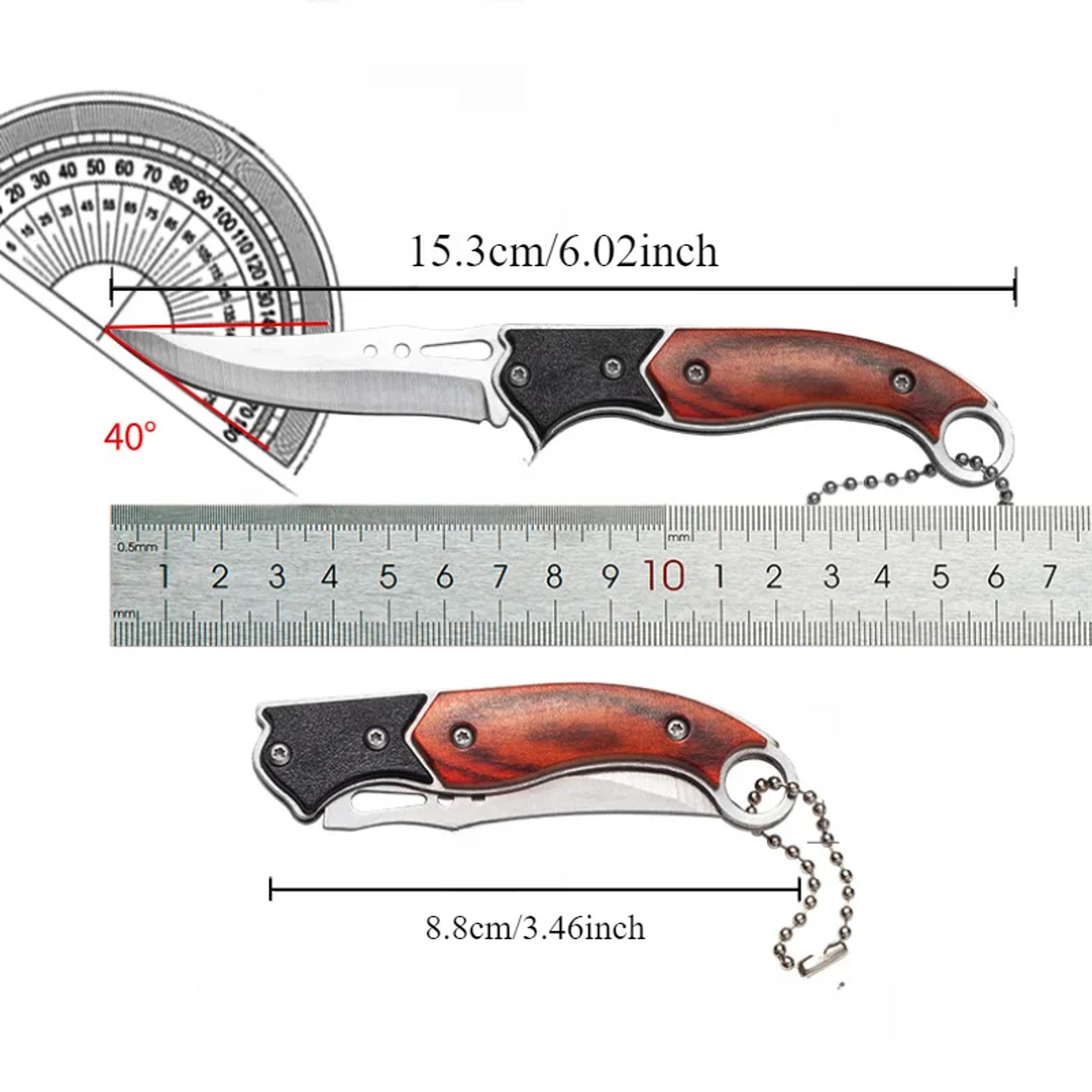 Premium Compact Folding Knife Durable Stainless Steel Survival Tool 3