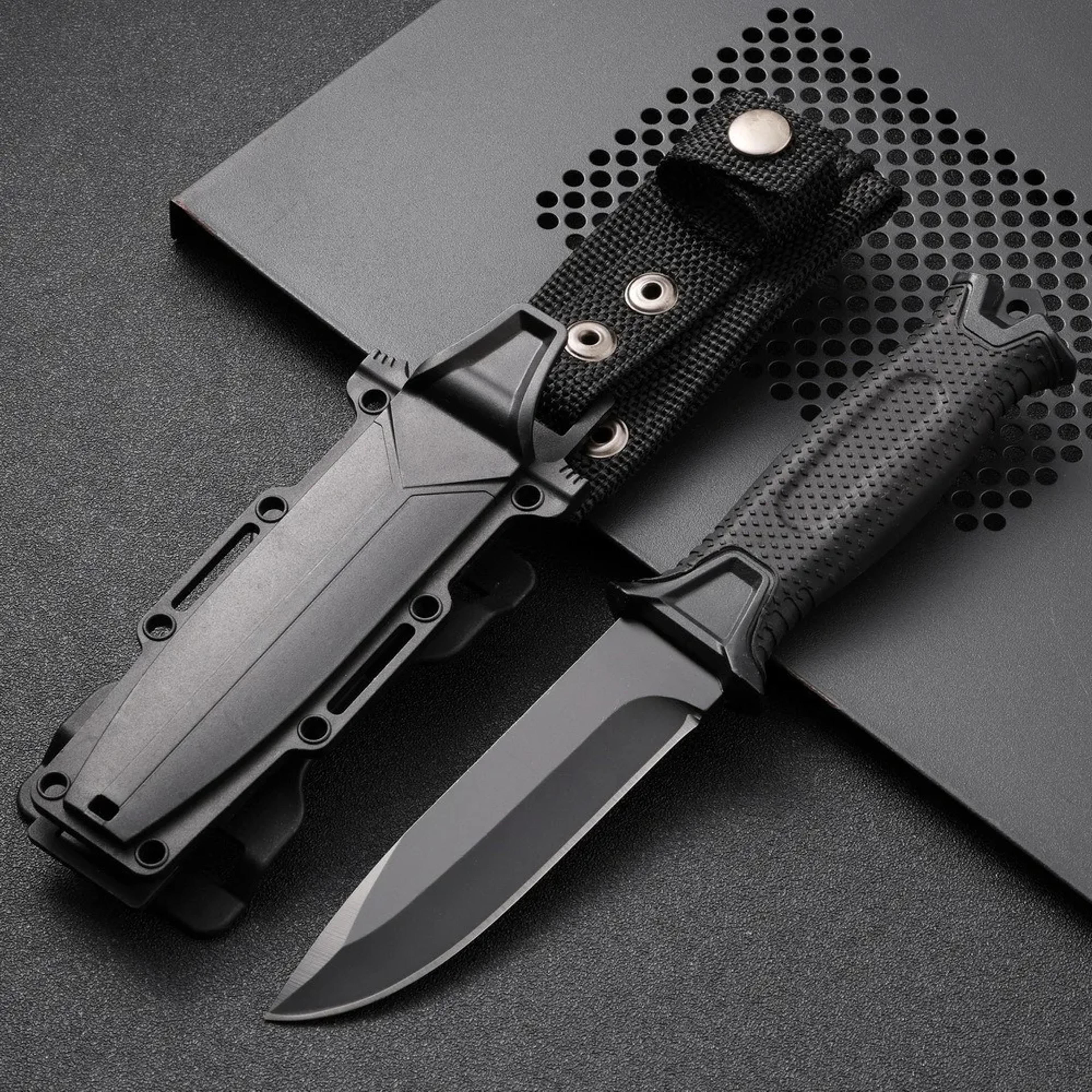 Tactical Outdoor Survival Knife For Camping  Defense 4