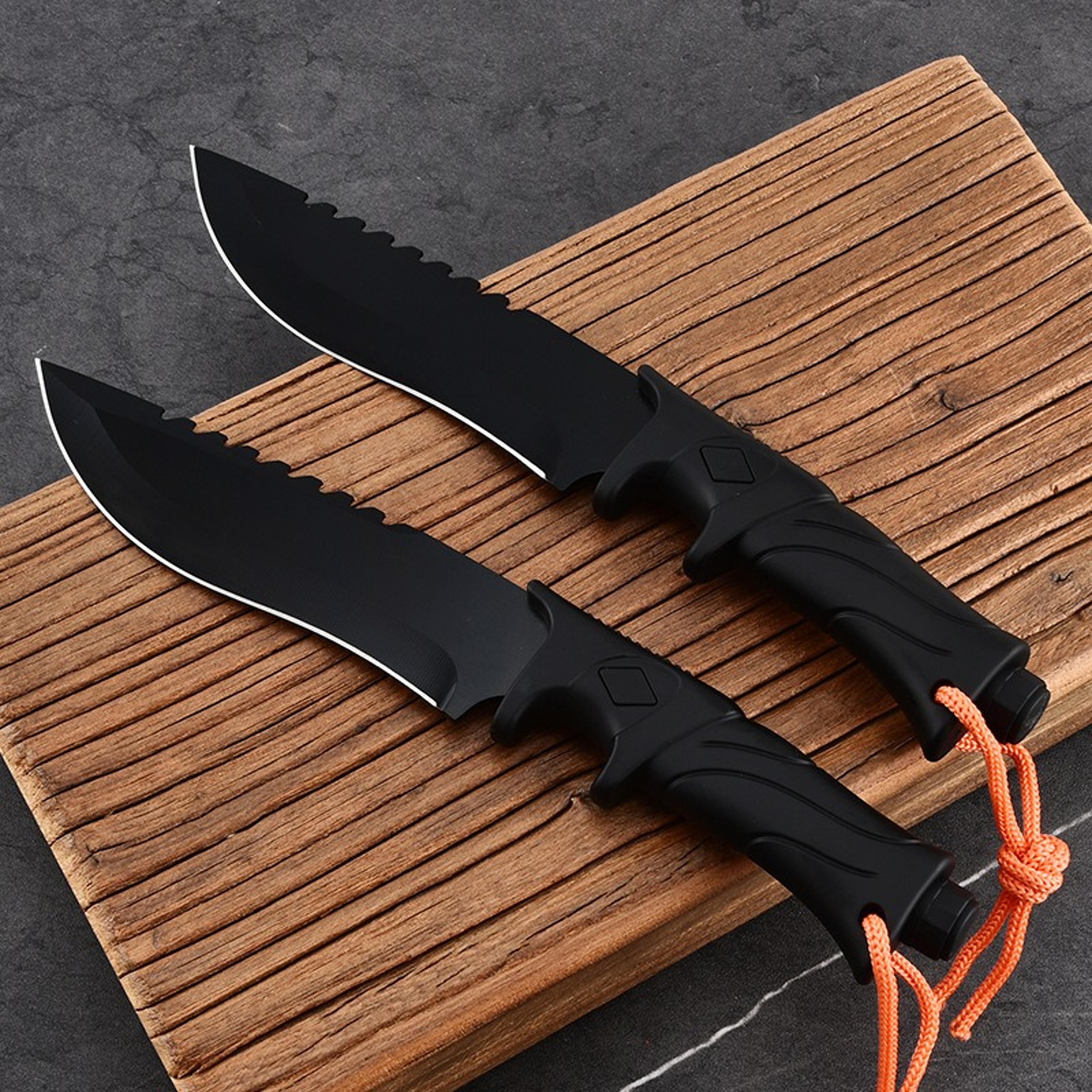 tactical outdoor survival knife sharp portable fishing & camping knife