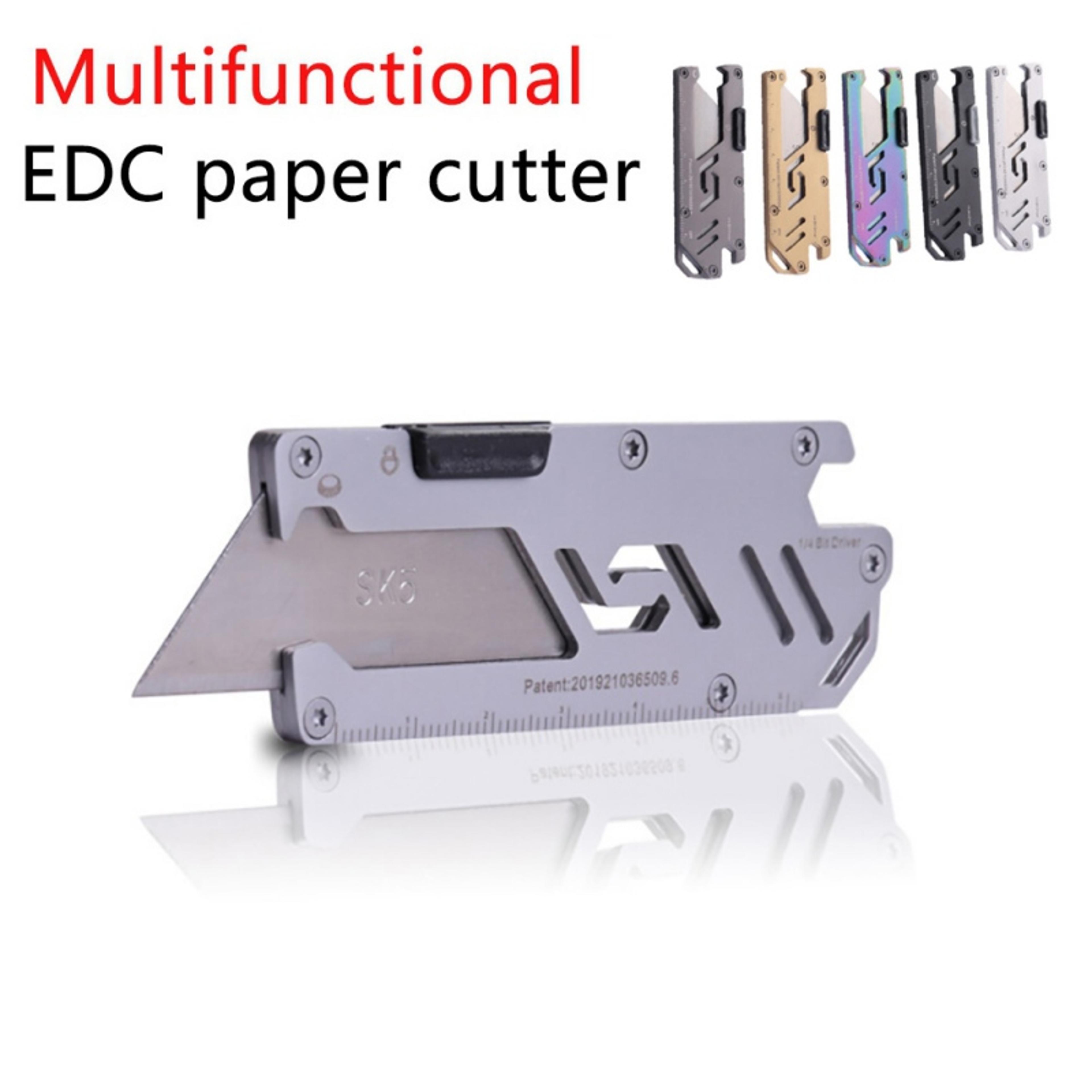 Premium Stainless Steel Folding Knife Multi Function Utility Tool For Camping  Hiking 3