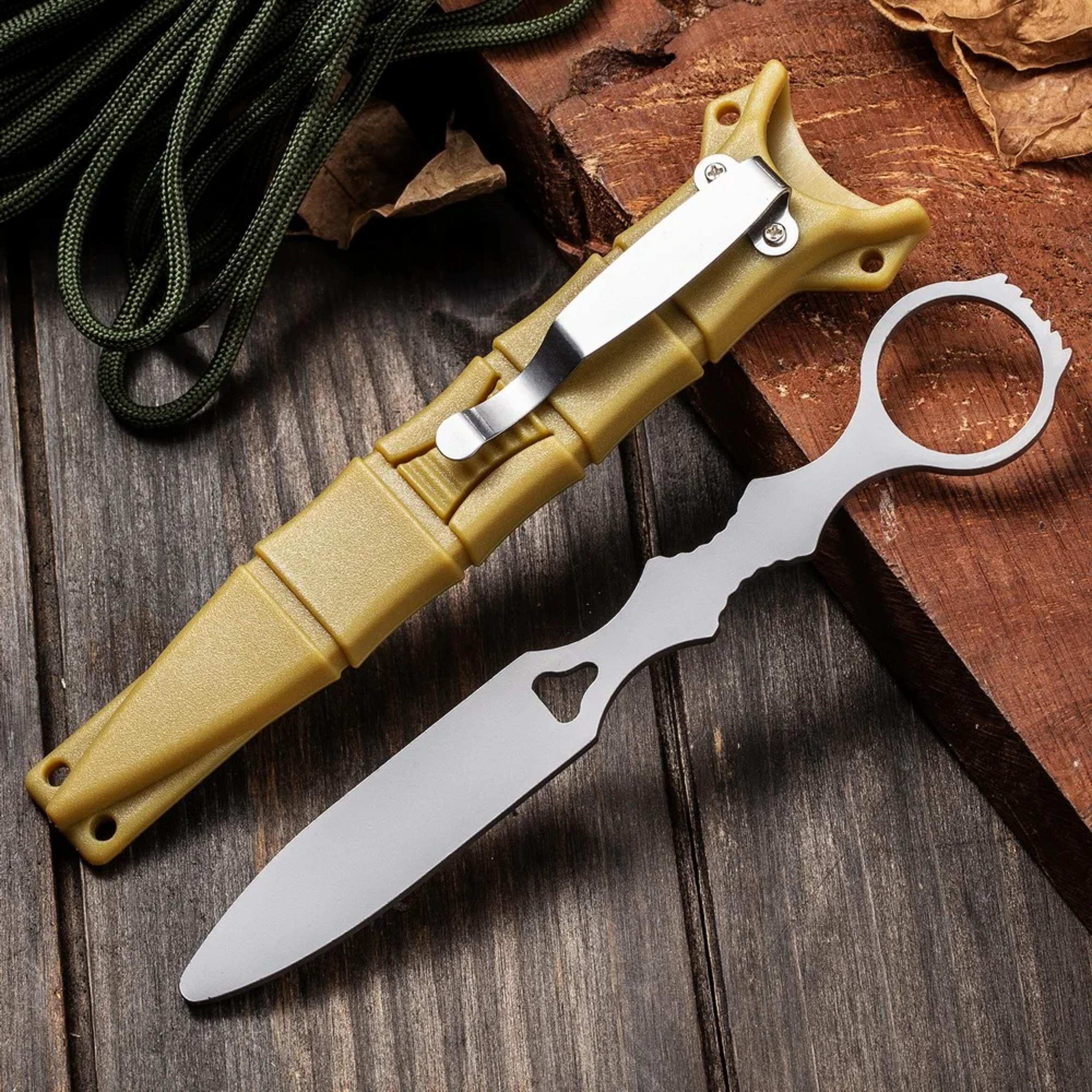 blunt blade survival & self defense training knife