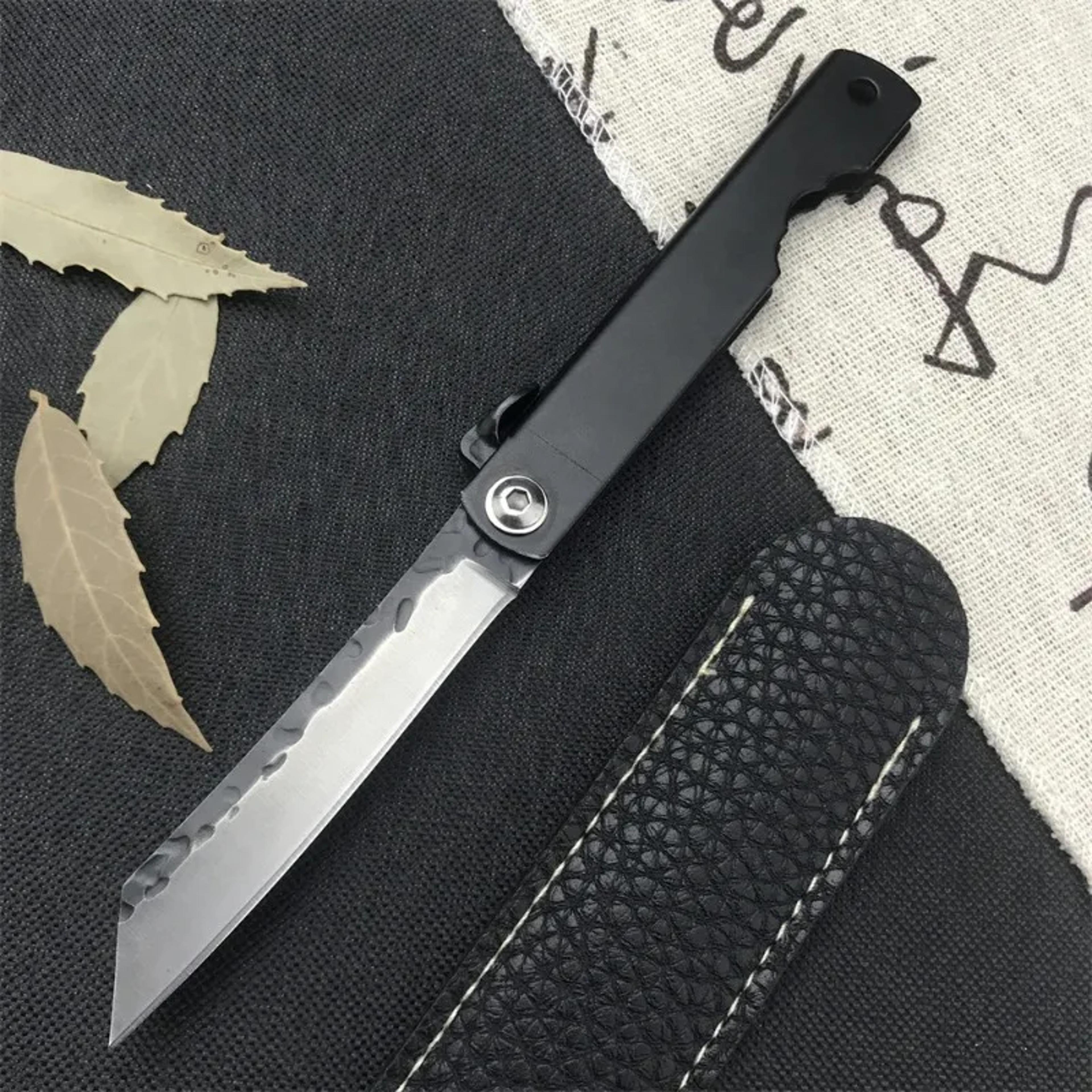 premium handmade higonokami folding knife portable & camping tool