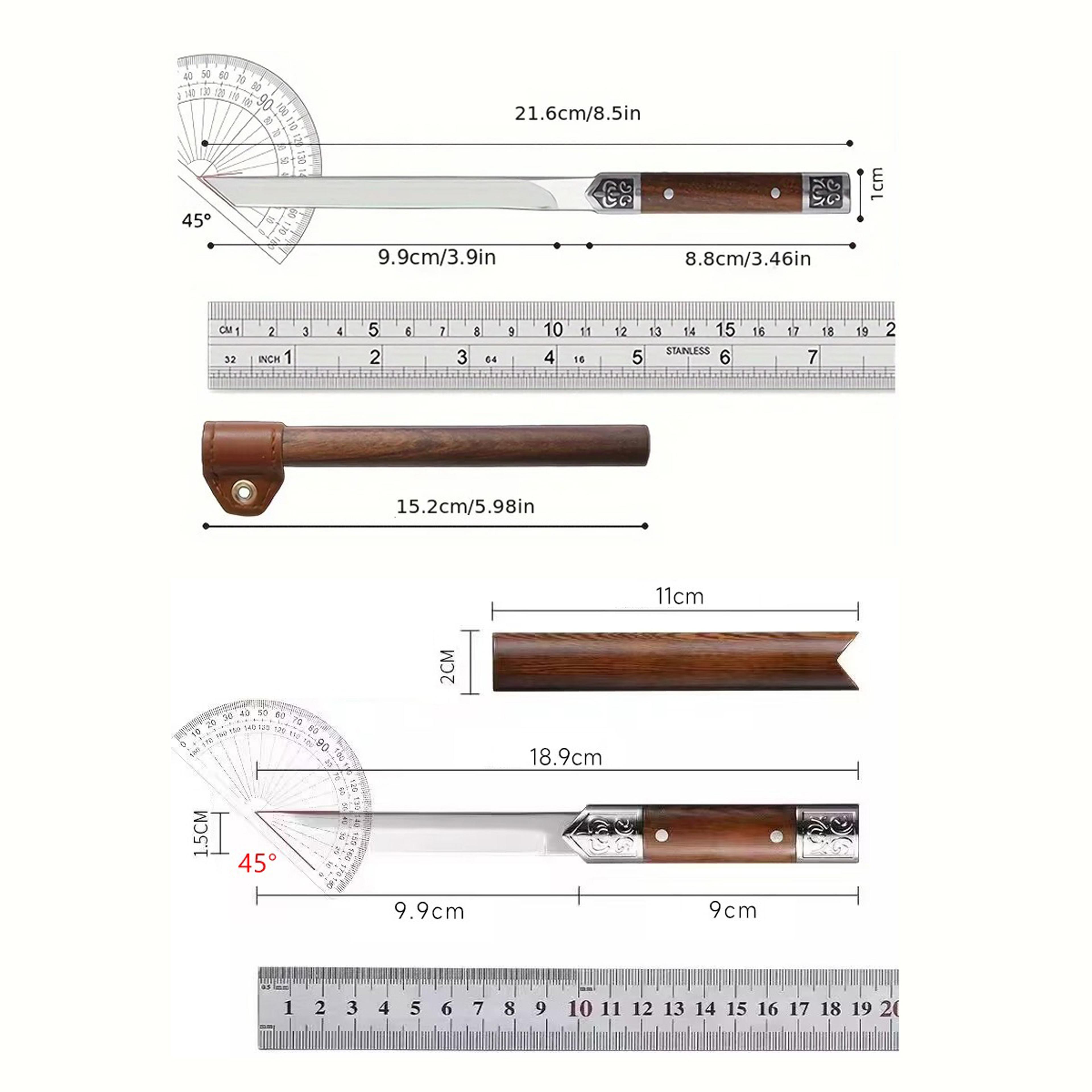 Premium Stainless Steel Mini Utility Knife Portable Fruit  Meat Cutting Knife 4