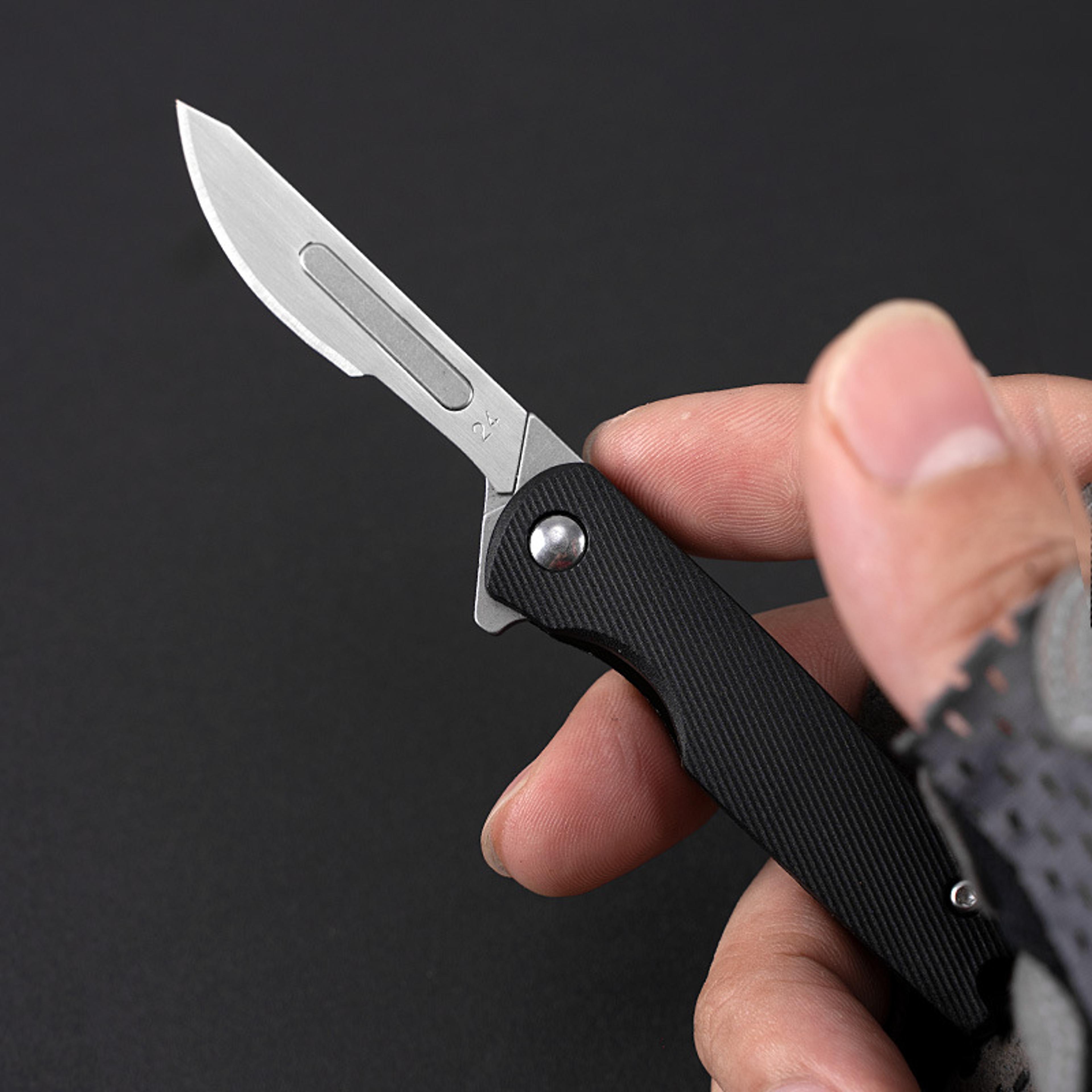 Mini Folding Scalpel Pocket Knife For Glass  Outdoor Use 1