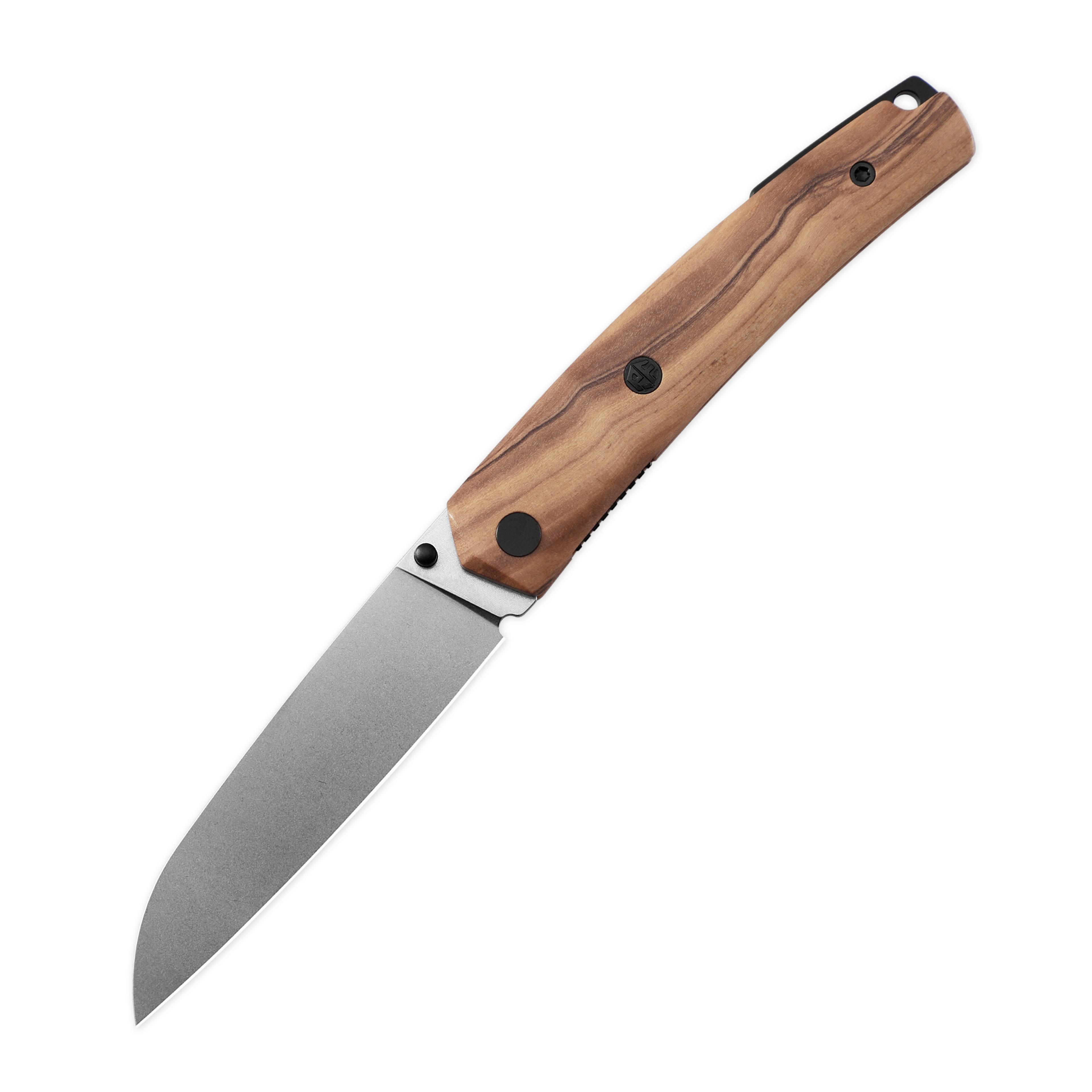 Premium Wood Handle Folding Pocket Knife Steel Knife For Outdoor Camping Hiking  Survival 5
