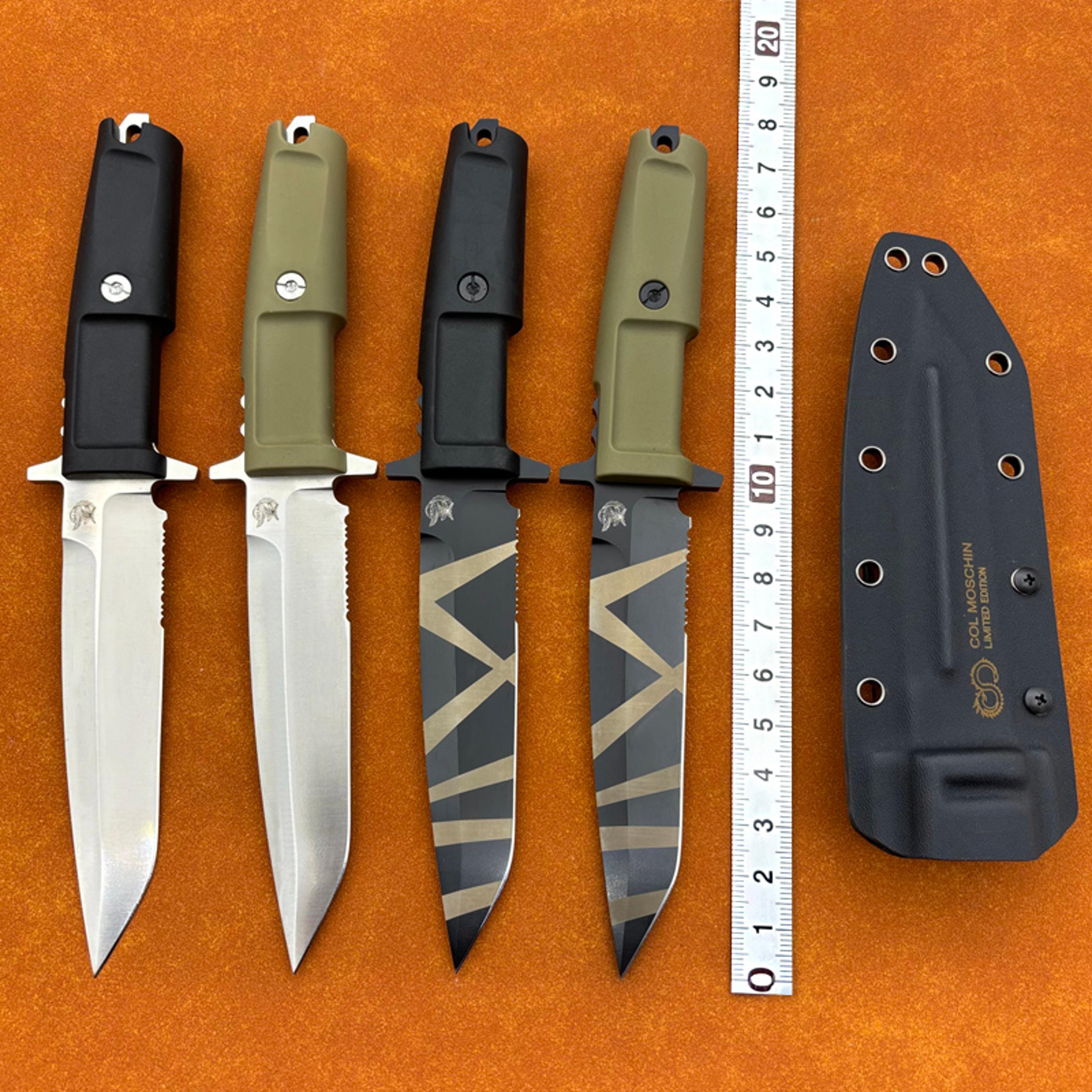 desert style fixed blade outdoor knife for camping, collection and wilderness gear