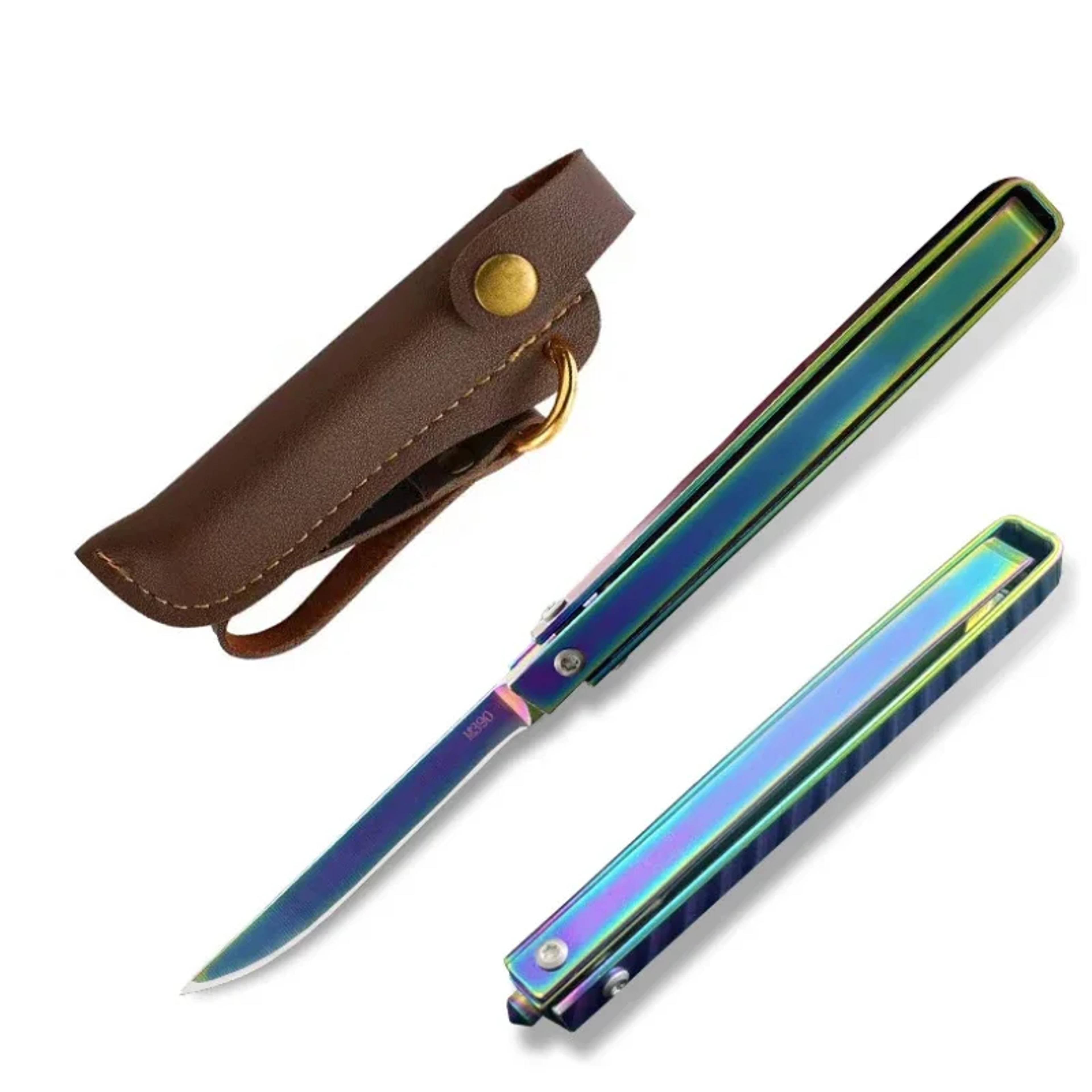 stainless steel folding knife for outdoor