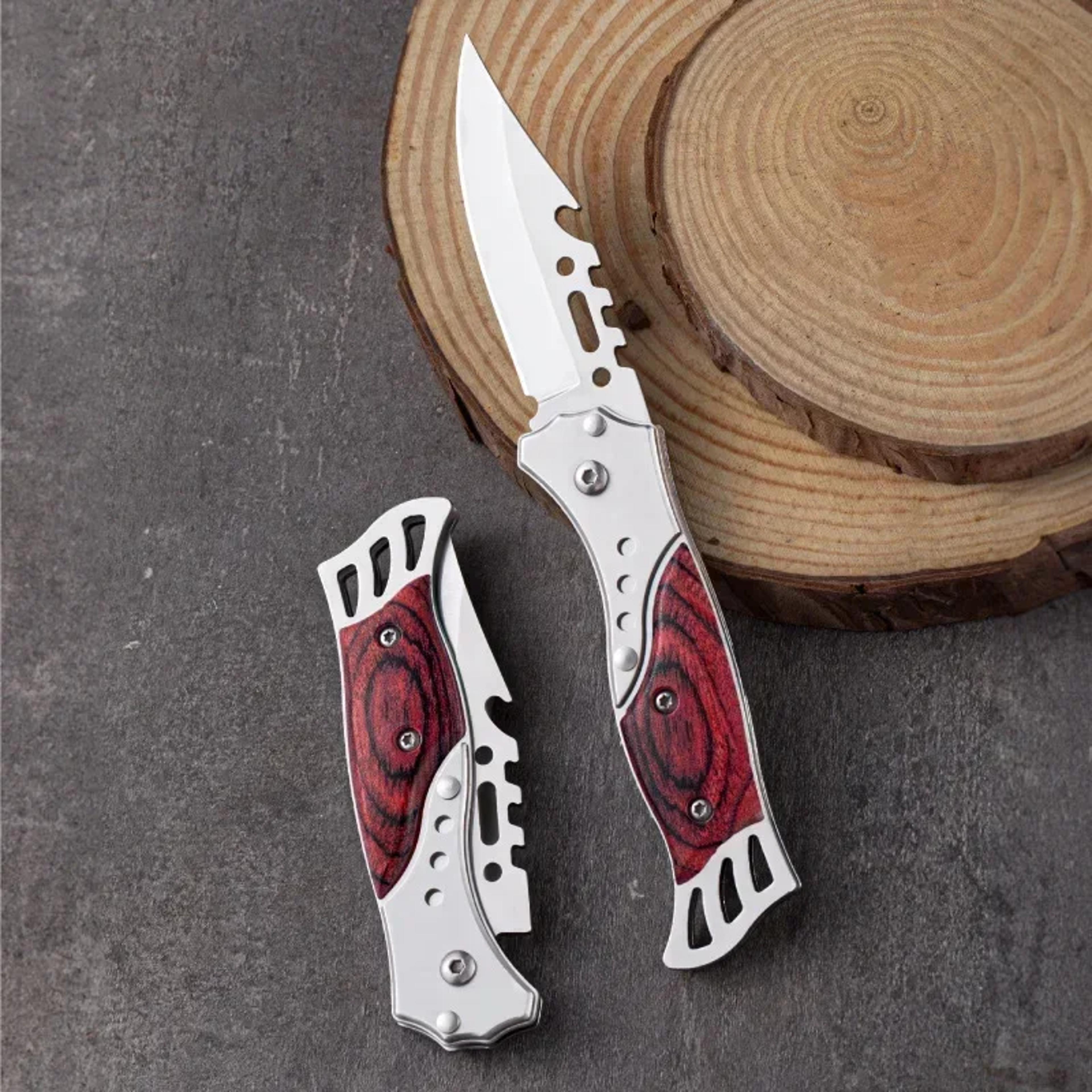 compact mini folding knife portable survival knife & knife for outdoor adventures