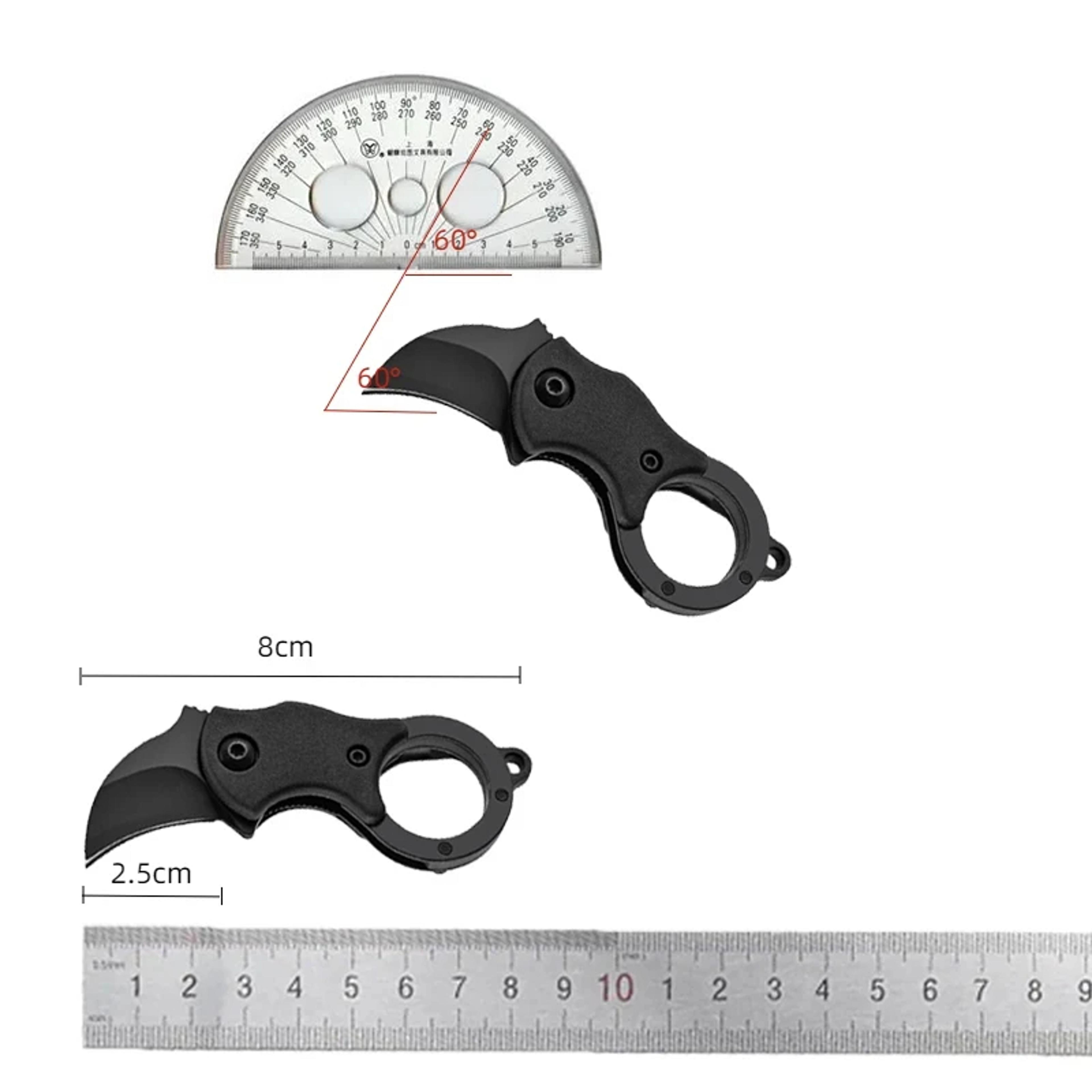 Stainless Steel Keychain Pocket Knife  Tool Compact Mini Camping Knife 4