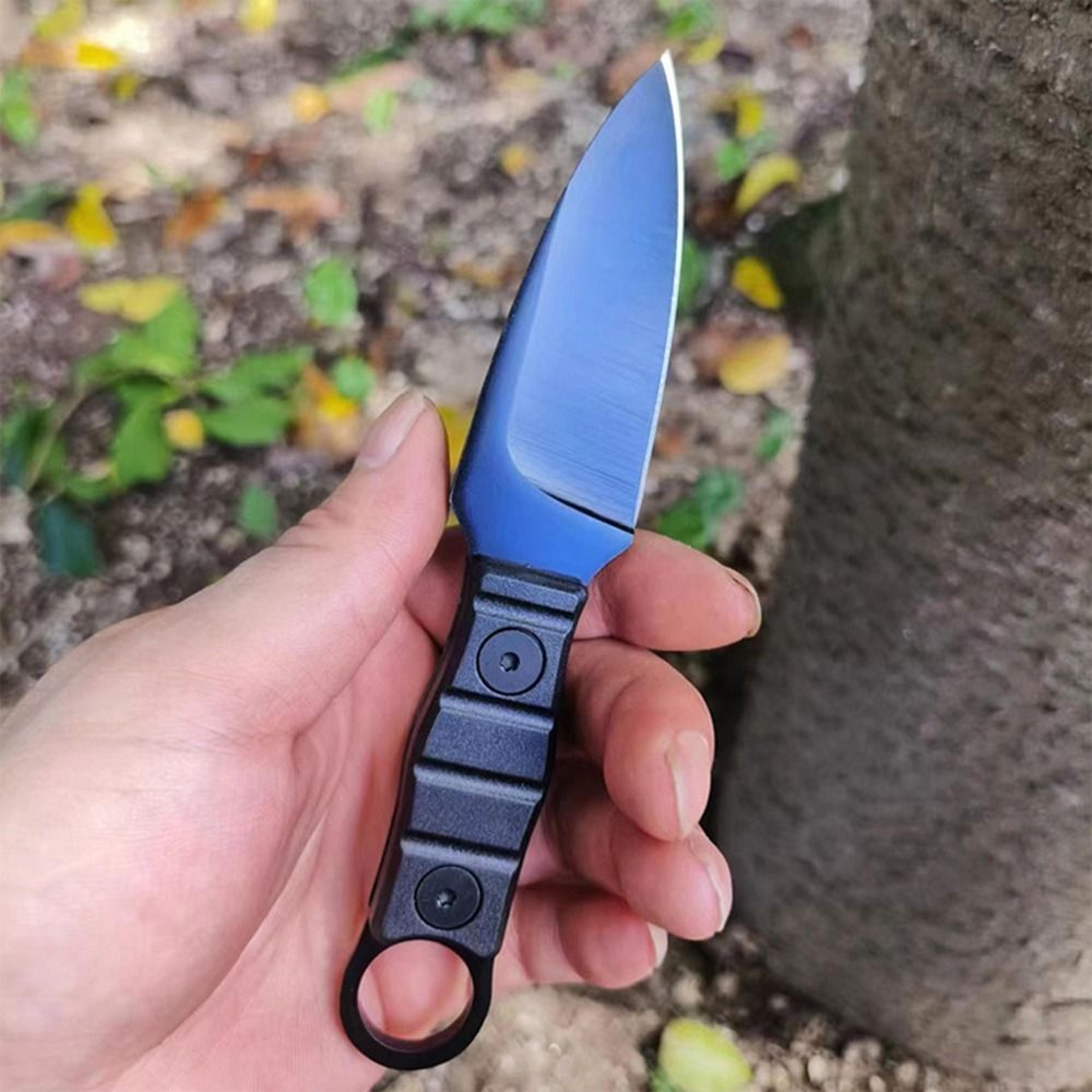 portable stainless steel pocket cutter with sheath
