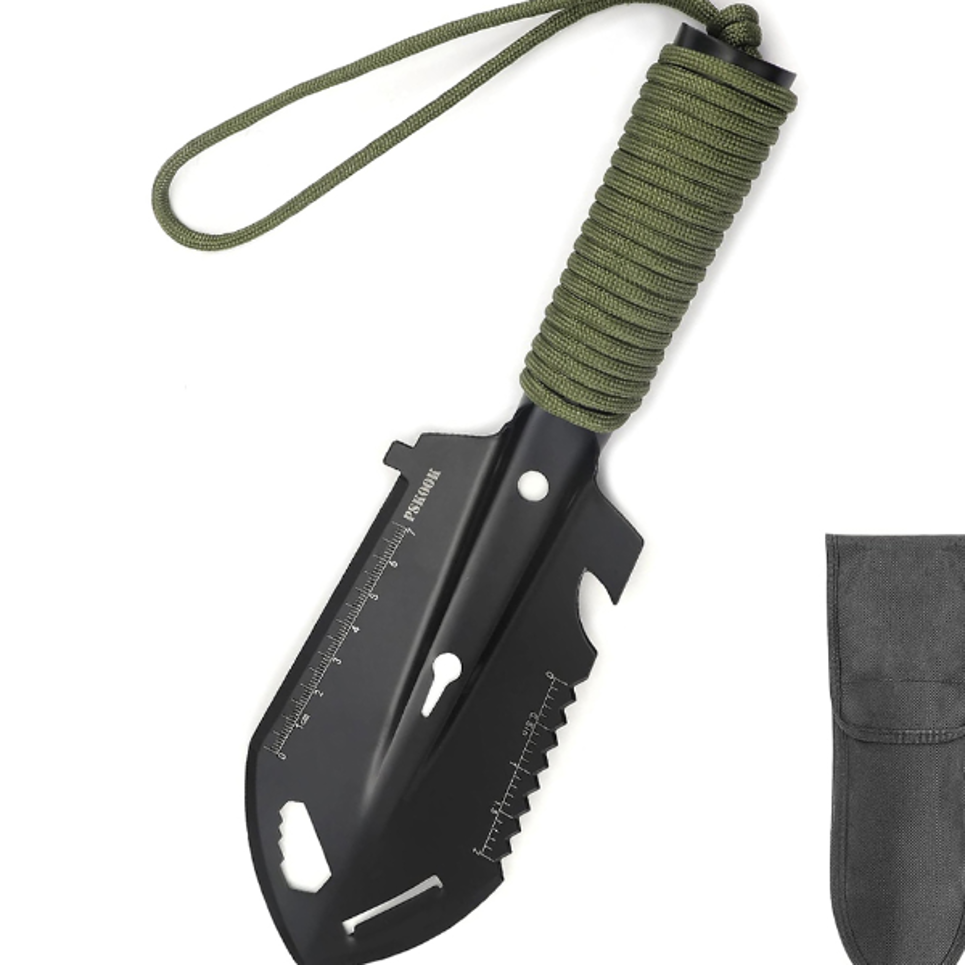 10IN1 Stainless Steel Shovel Multifunctional Shovel MultiTool Camping Shovel Garden Hiking an