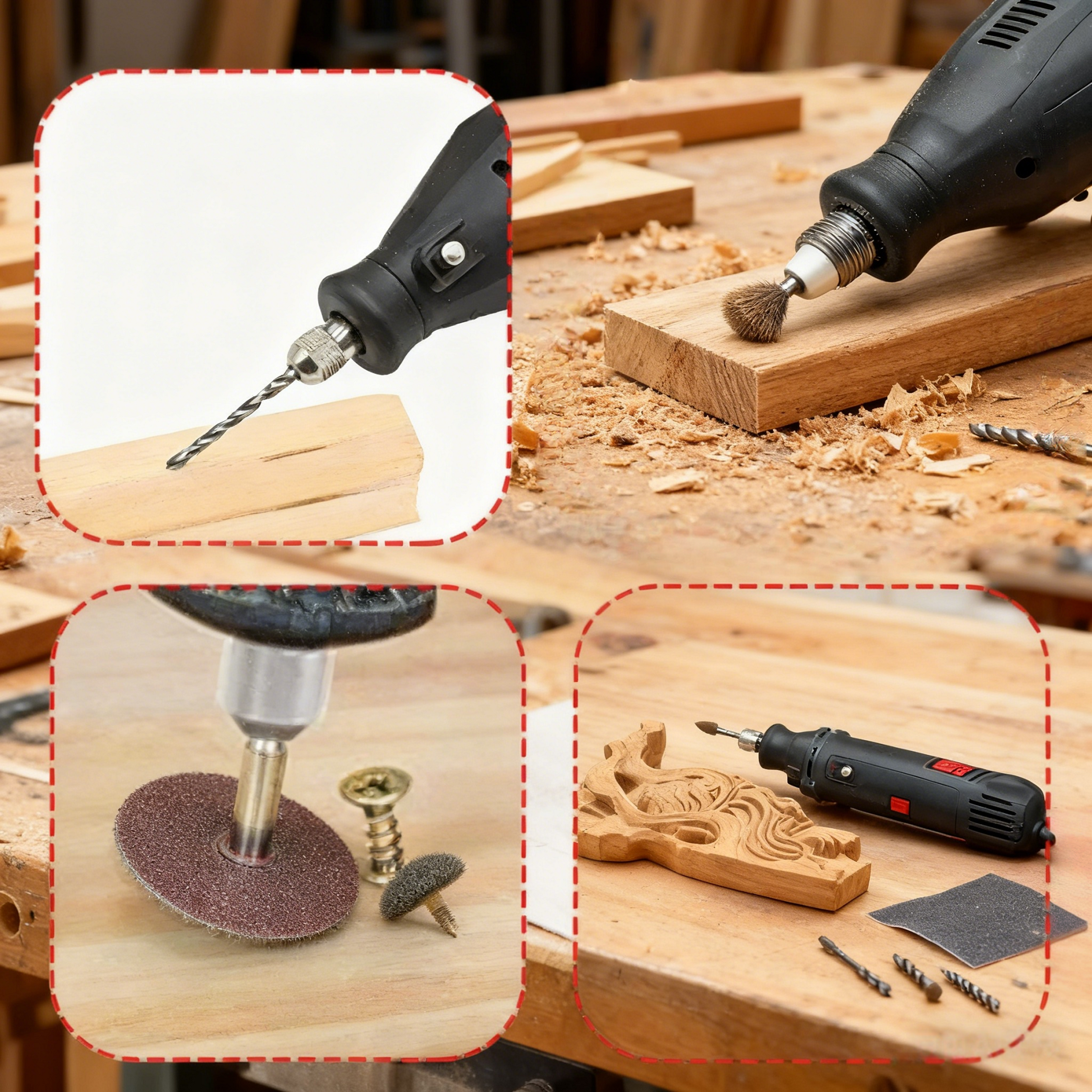 Premium Rotary Tool Accessories Set Complete Mini Drill Accessory Kit For Grinding Sanding  Polishi 3