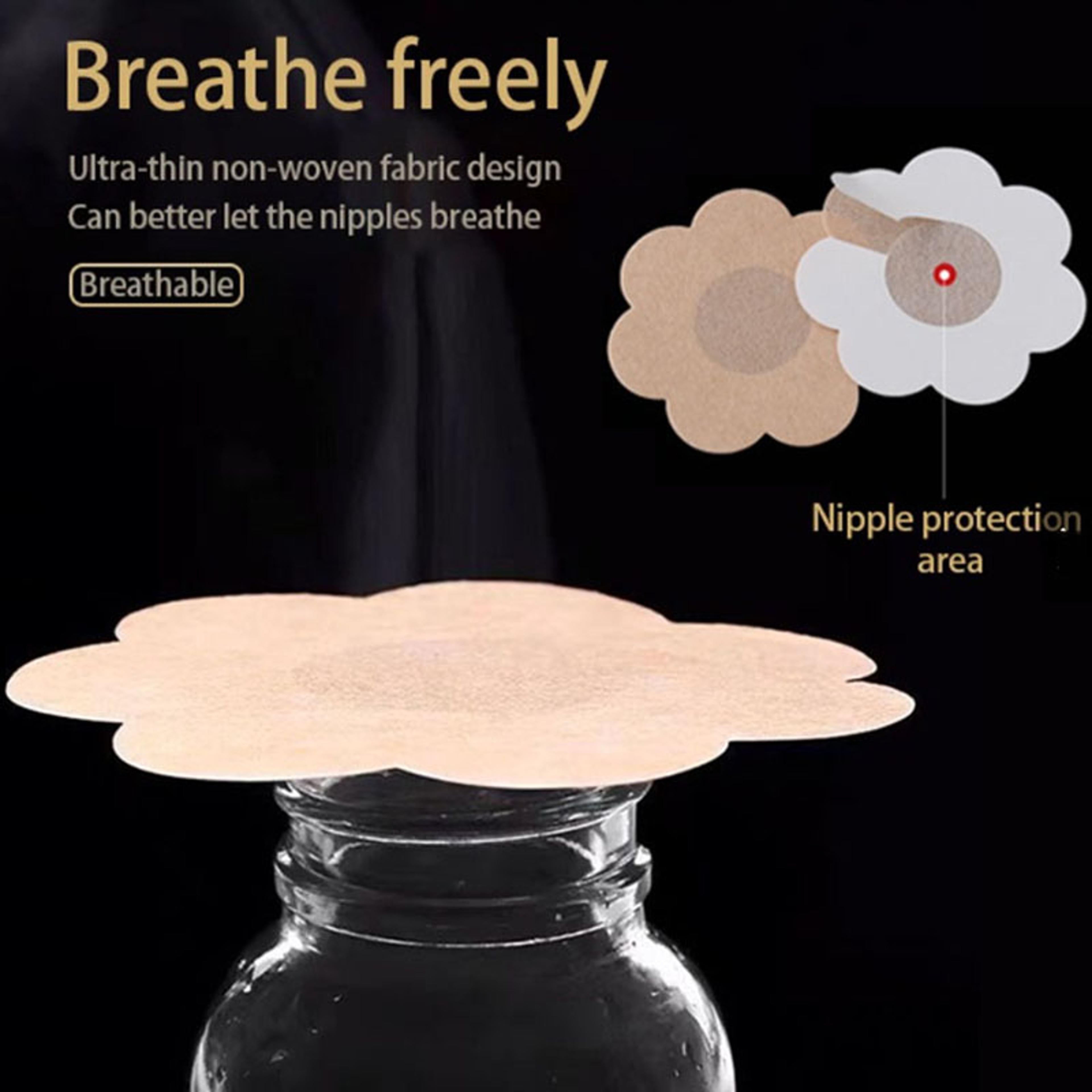 Invisible Nipple Covers Disposable Nipple Stickers  Bra Less Pasties For Smooth Coverage 2