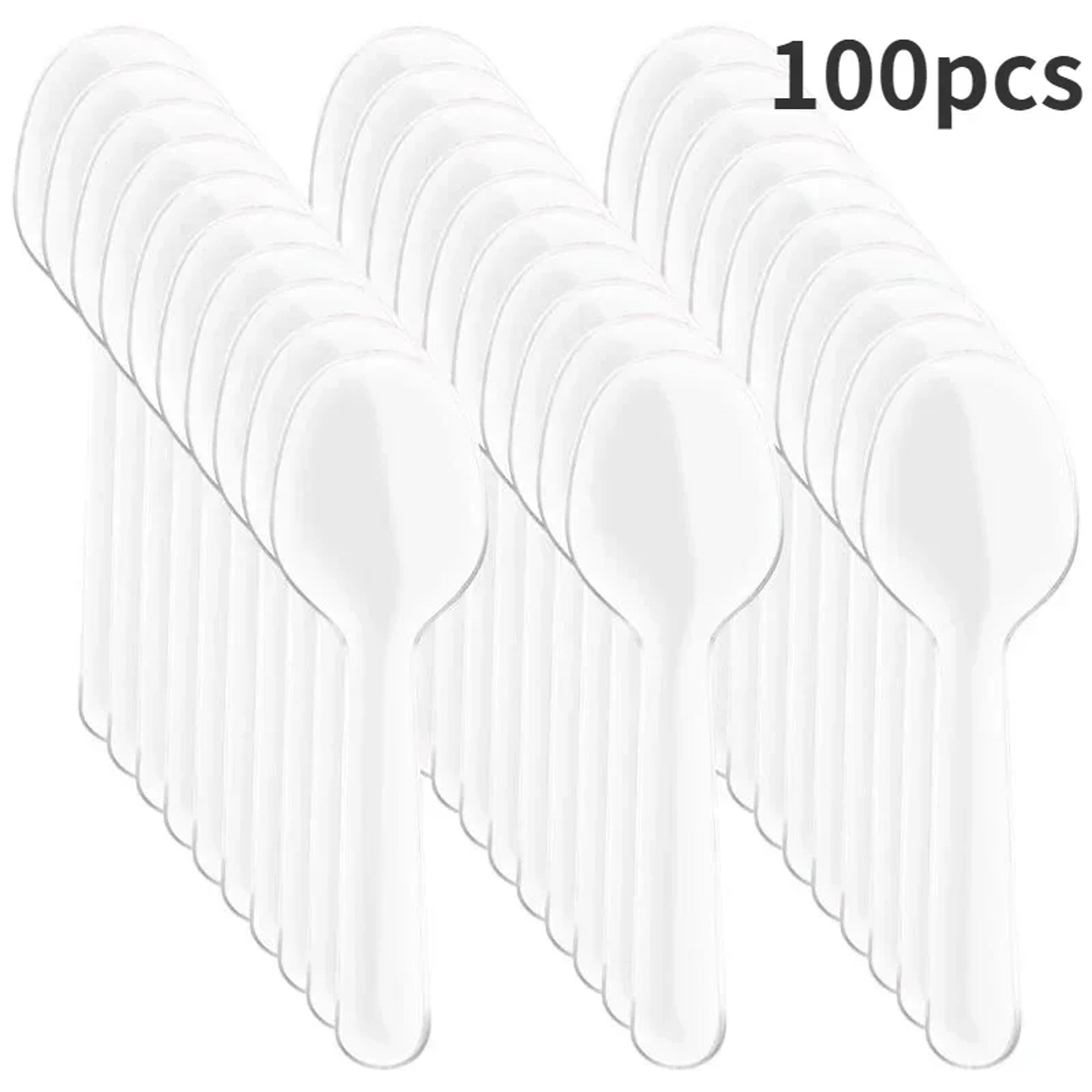 mini ice cream spoons disposable dessert spoons for parties