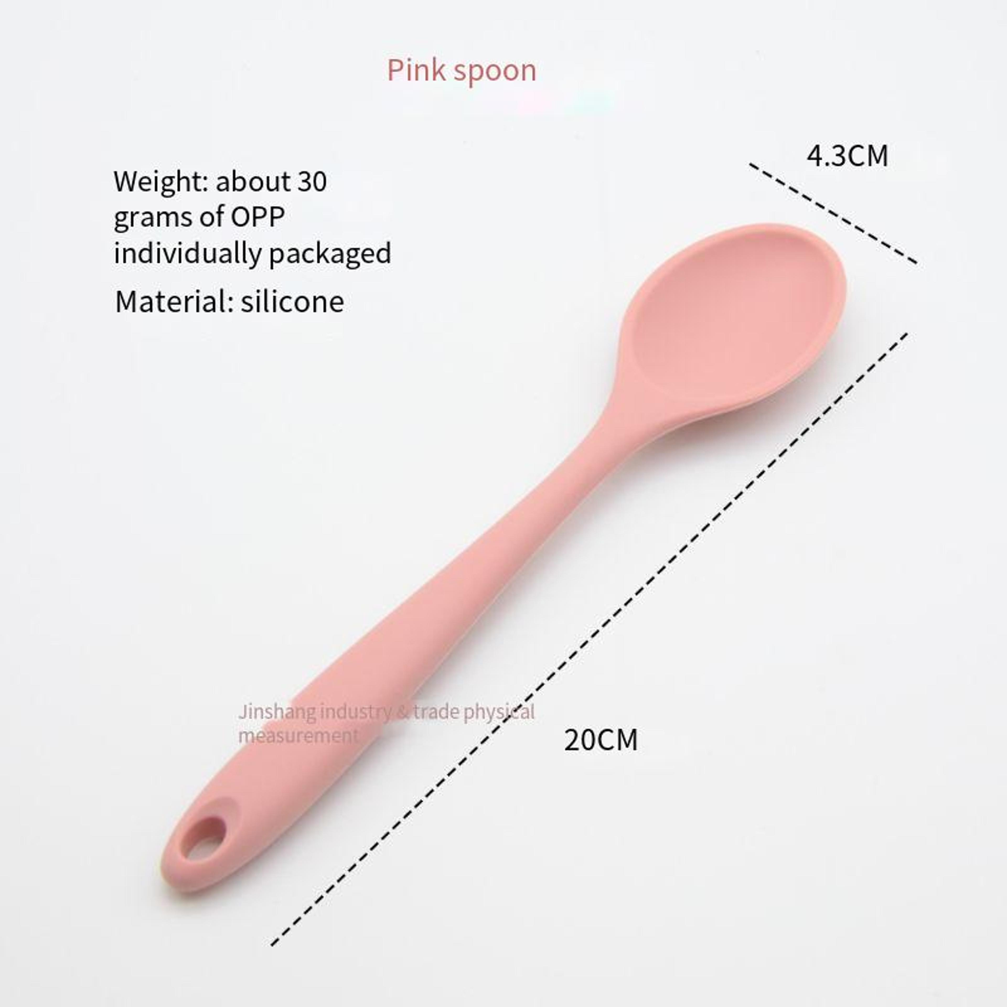 premium silicone baby spoon safe, non stick, high temperature resistant feeding utensil