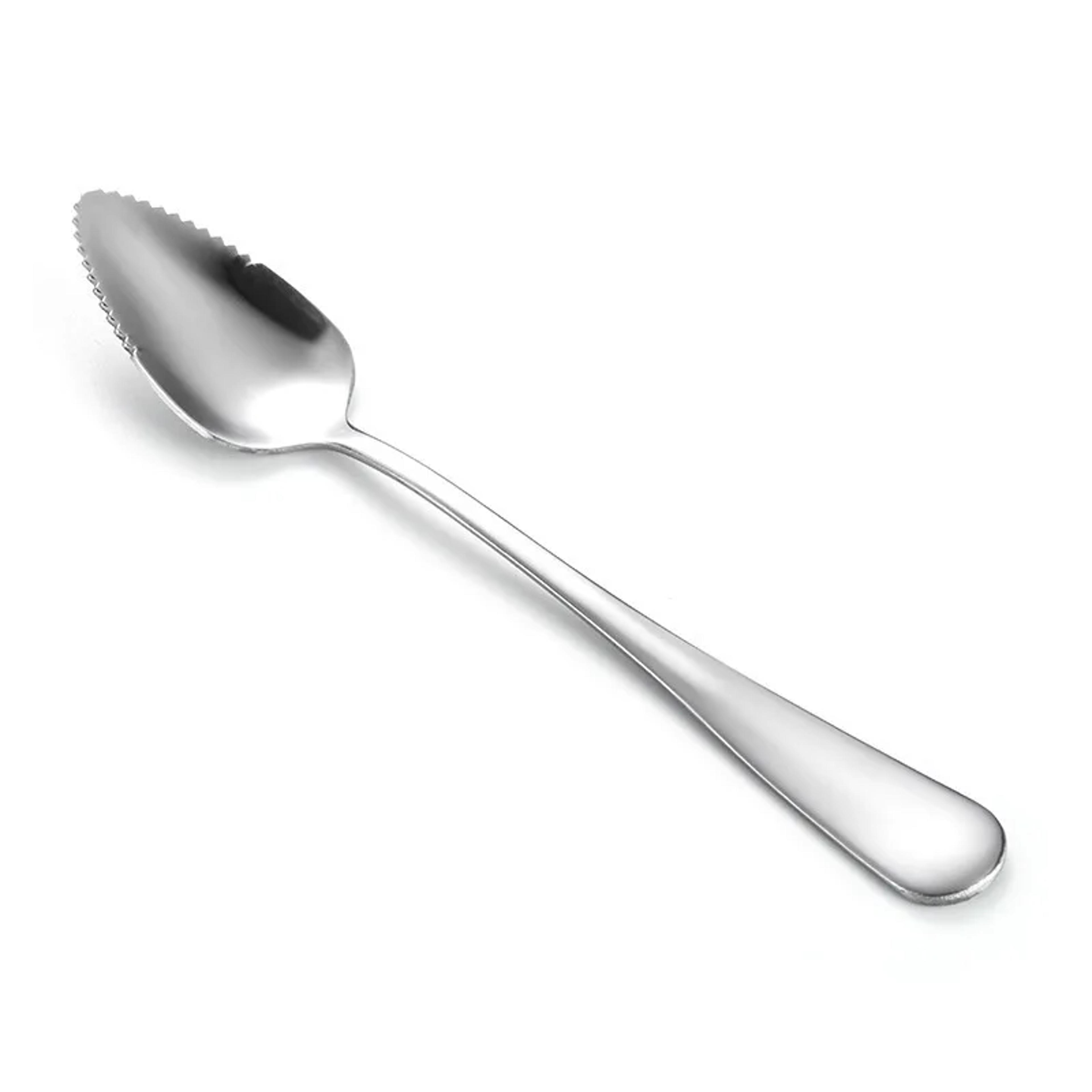 Serrated Grapefruit Spoon Stainless Steel Fruit Scoop  Tableware 4