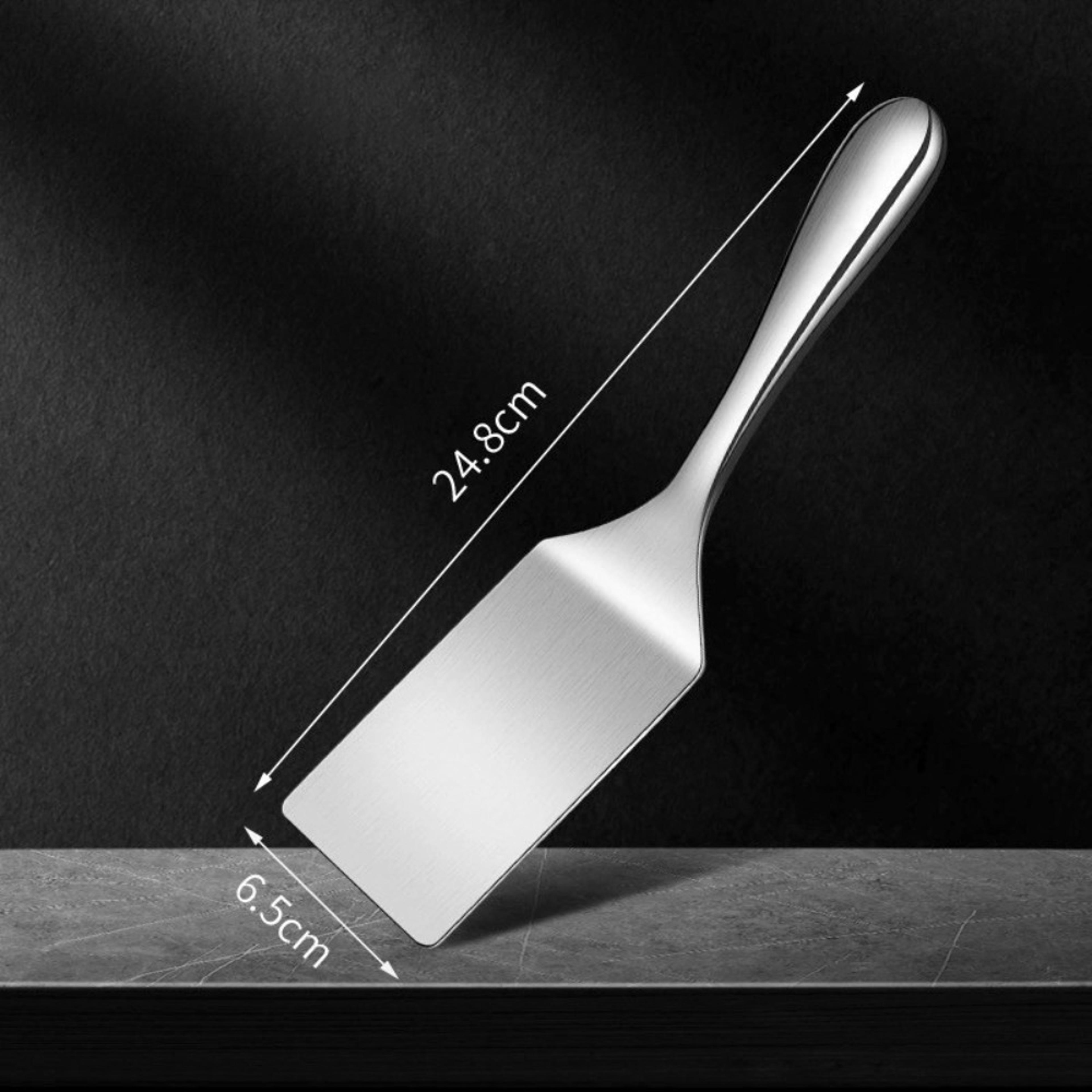 Premium Stainless Steel Flat Spatula Multi Purpose Kitchen Tool For Cooking  Baking 5