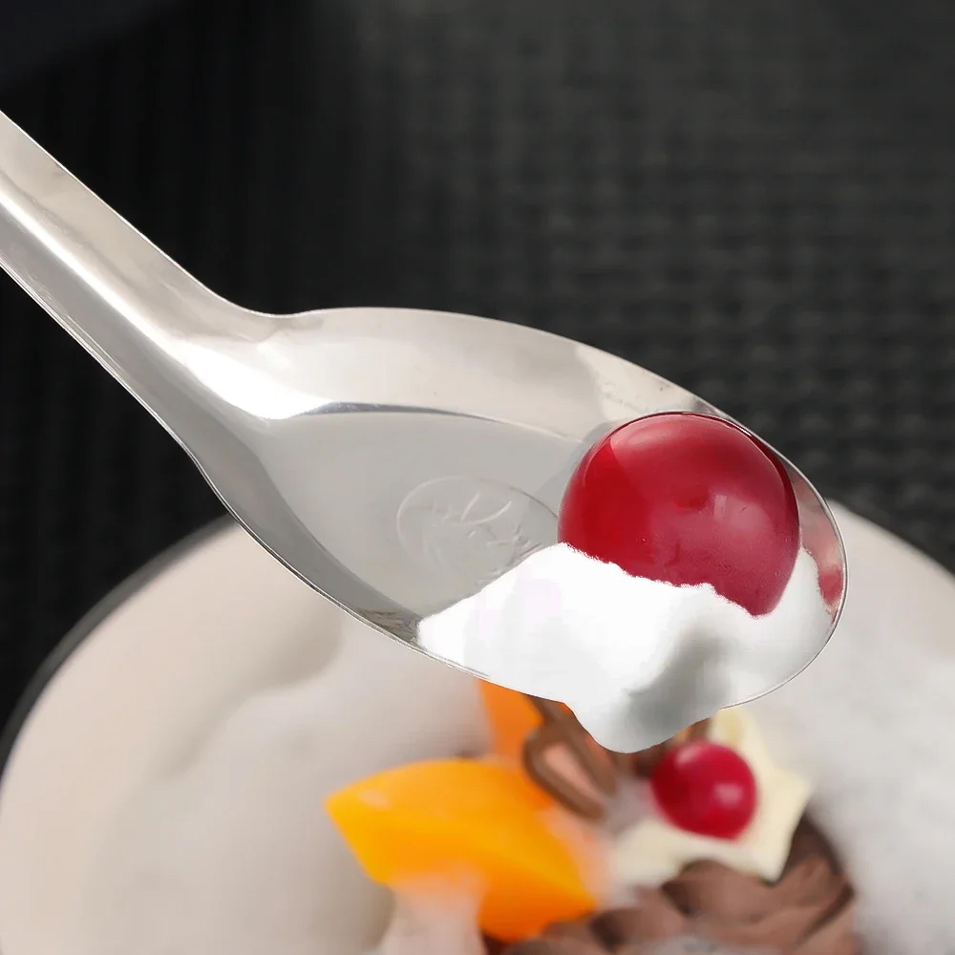 Stainless Steel Soup Spoons Durable Dinner Flatware Set 2