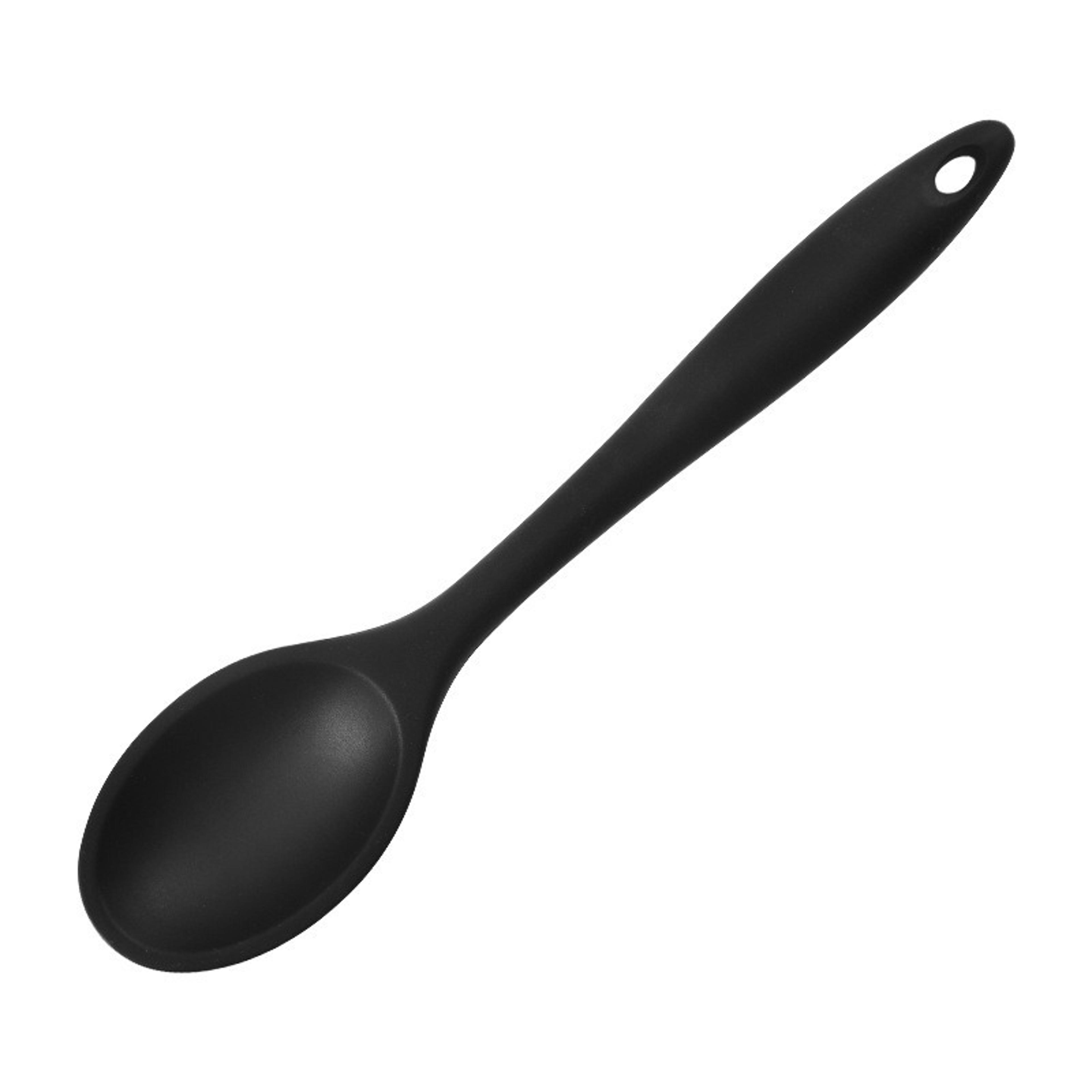 Premium Long Handle Silicone Cooking Spoon Set Heat Resistant Soup  Salad Ladles 0