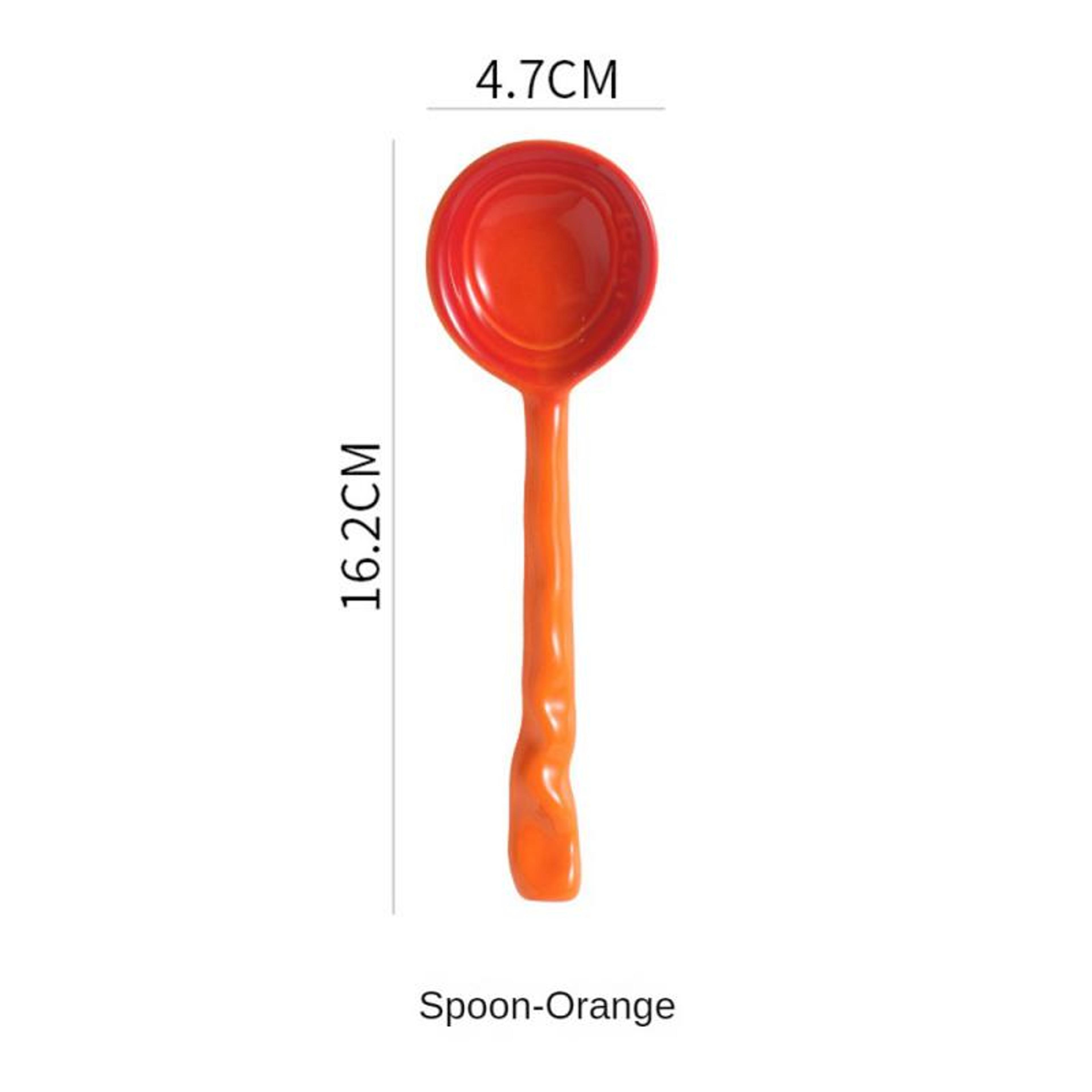 Premium Vintage Ceramic Kitchen Spoon Non Toxic  Durable 3