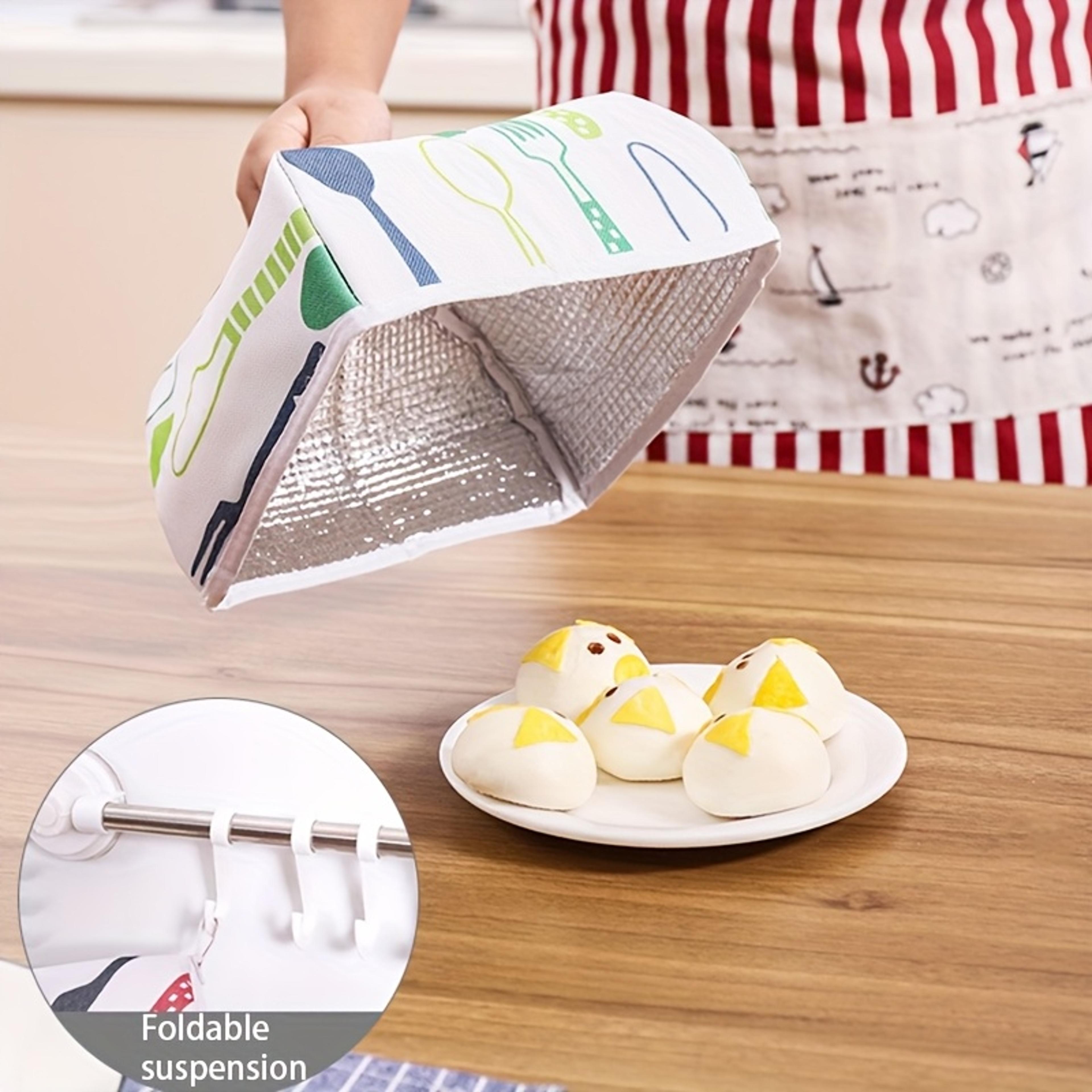 premium foldable food cover & insulated food protector for kitchen table