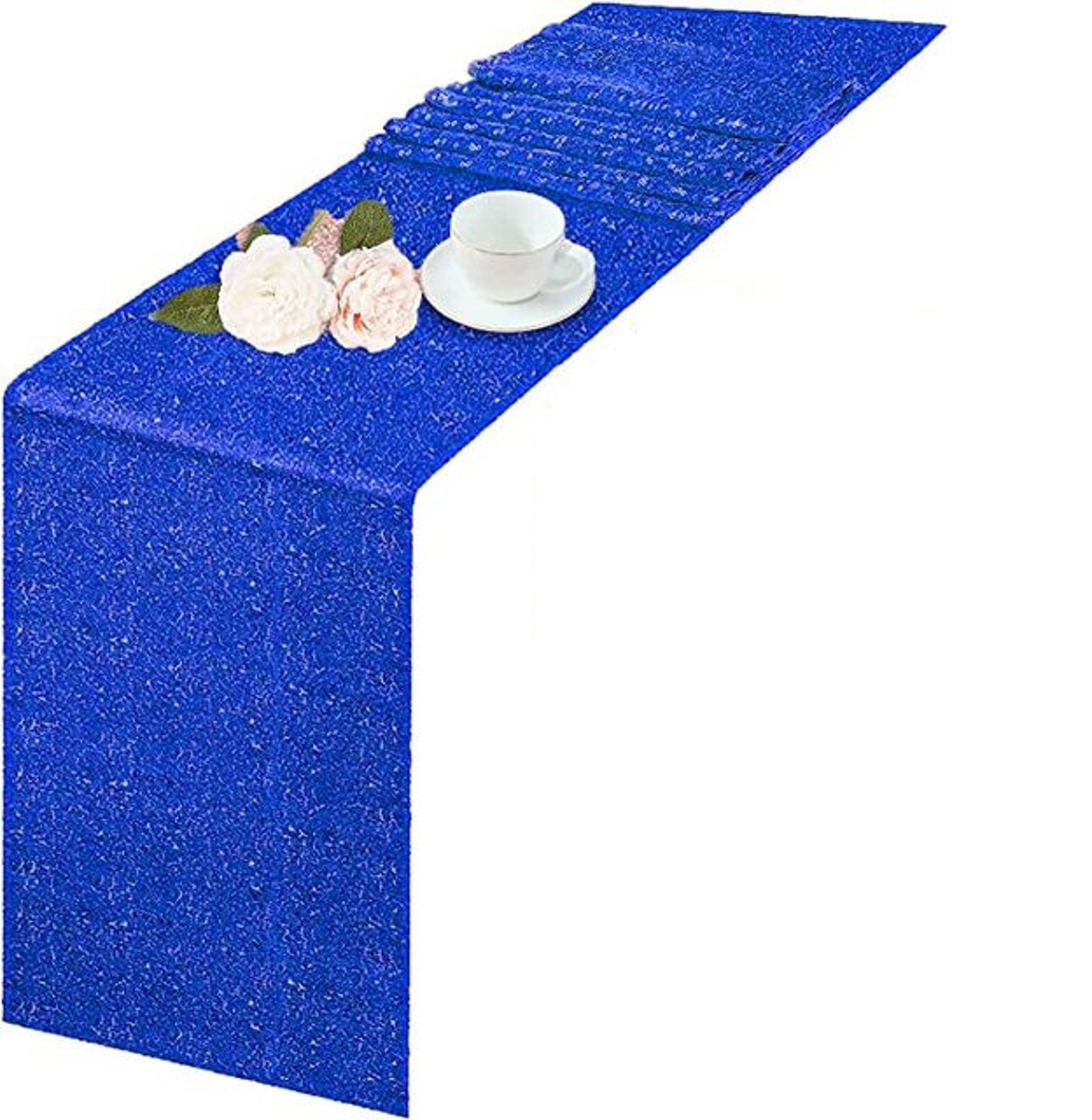 Luxury Glitter Sequin Table Runner For Weddings  Parties Gold Silver Rose 6
