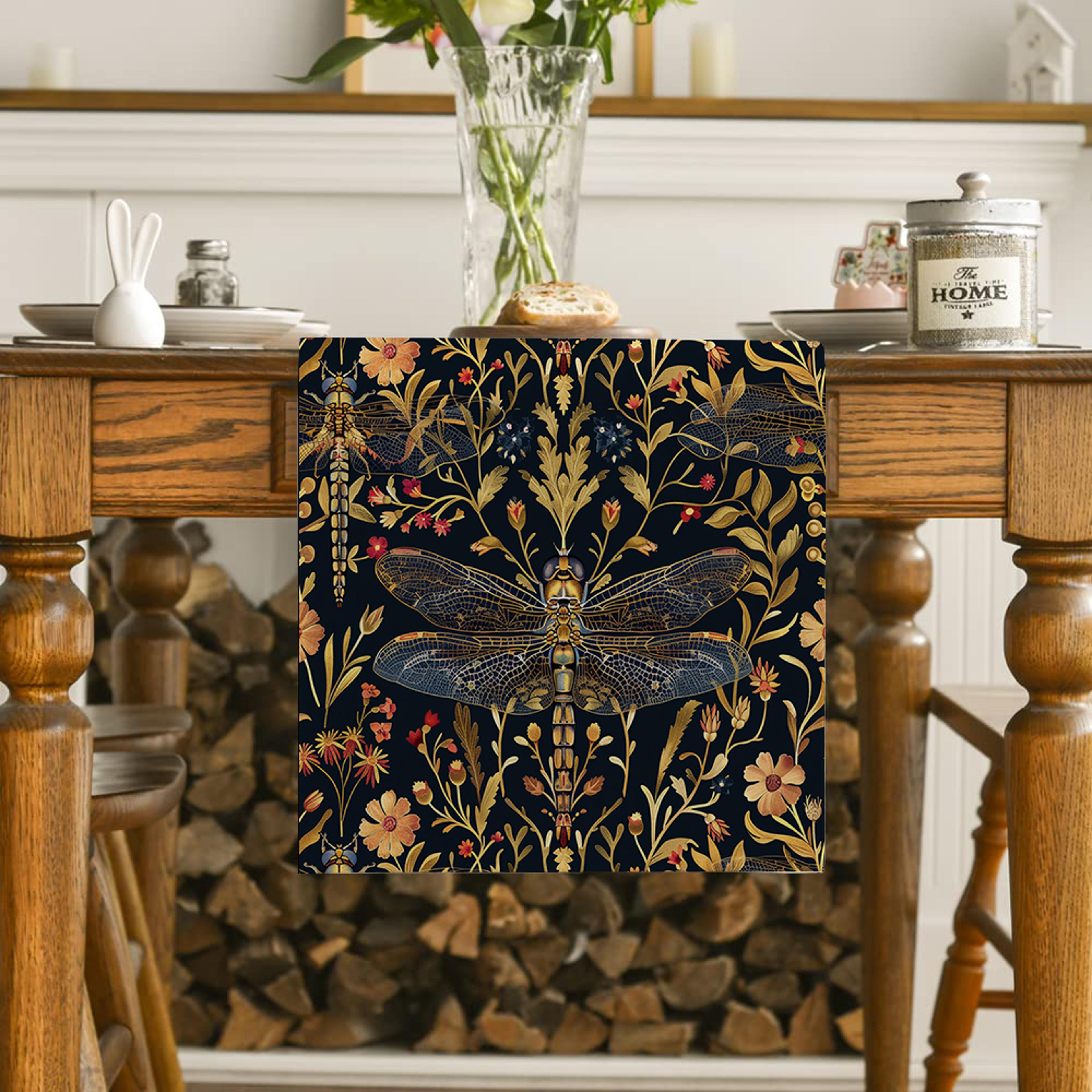 William Morris Table Runner Sunflower Vintage Floral Dining Table Decor 1