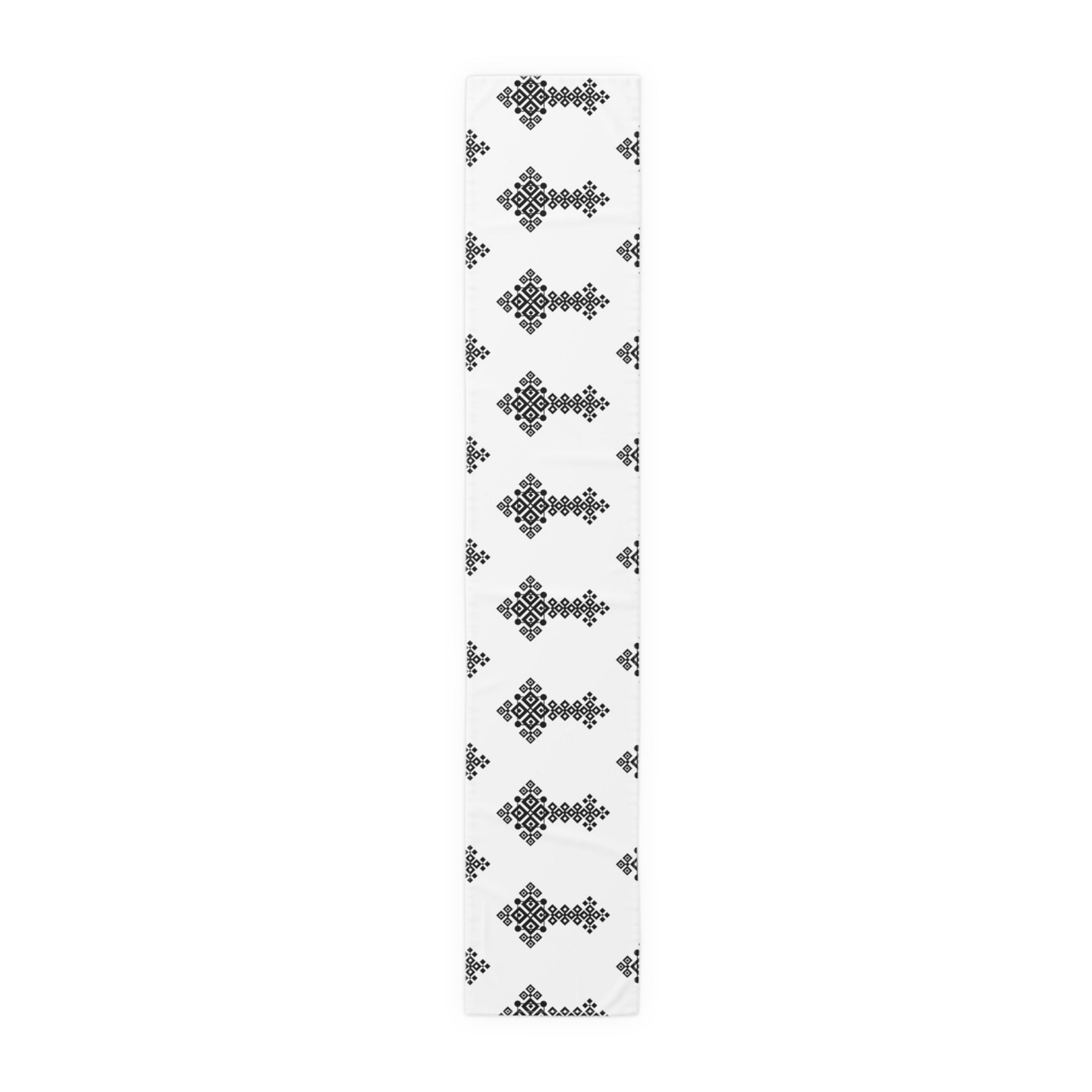 Ethiopian Table Runner With Meskel Cross Design Habesha Tablecloth Decor 4